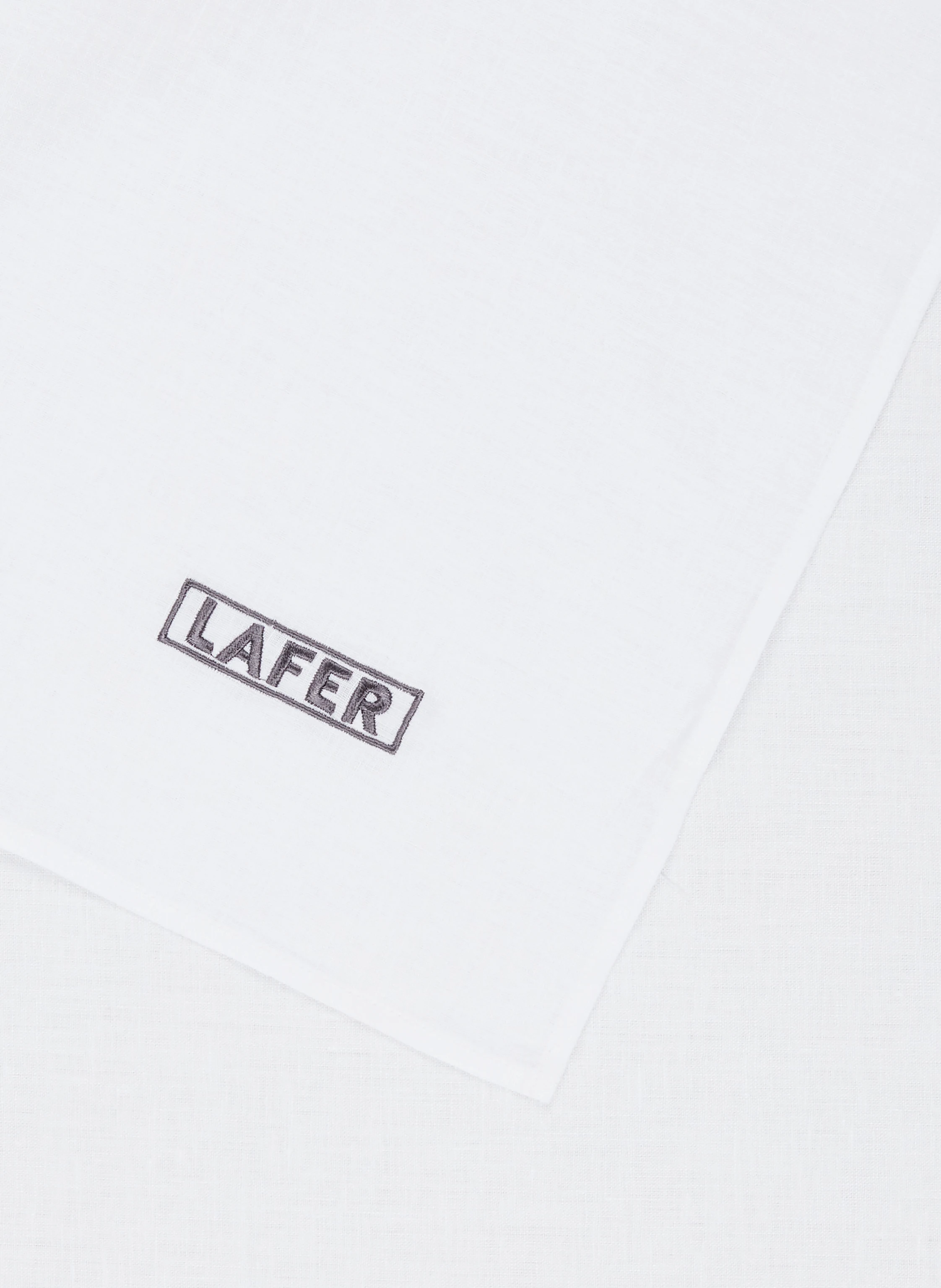 JOHANN LAFER EDITION Dish towel: WHITE