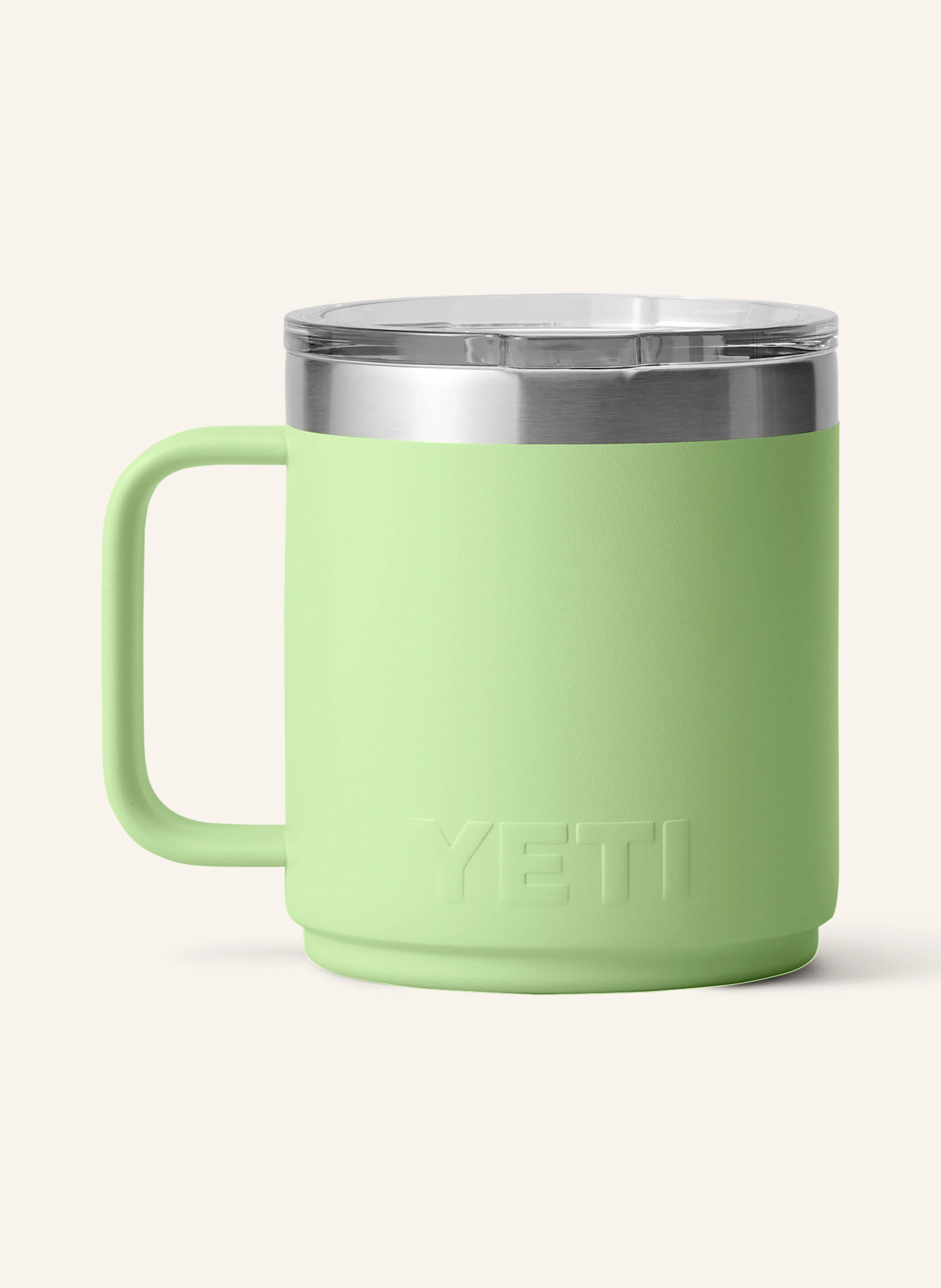 Green Yeti Handle Mug YETI Thermos Mug RAMBLER® In Light Green