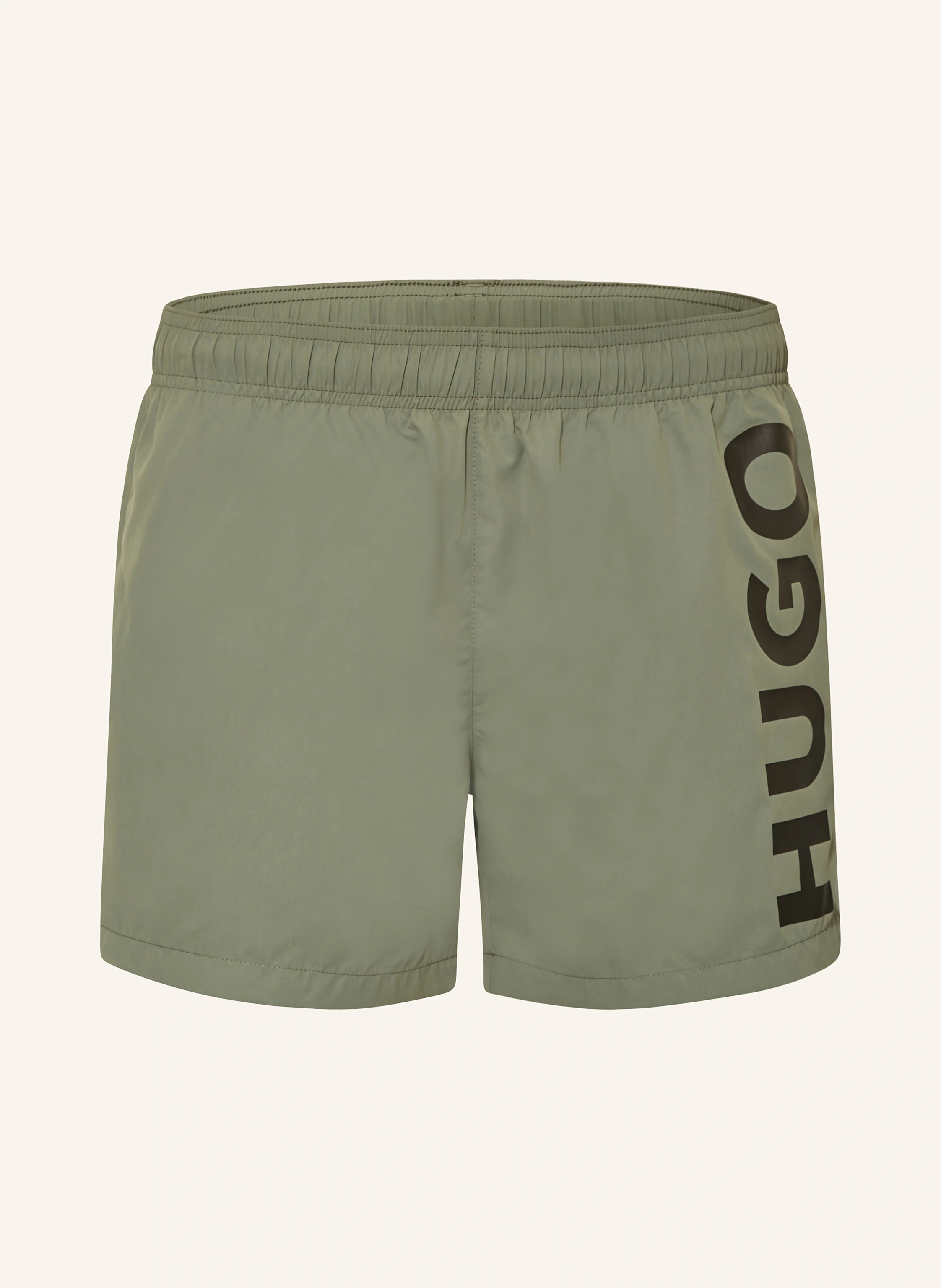 HUGO Herren Badehose Abas – Elastischer Bund, Seitliche Taschen, Atmungsaktives Material