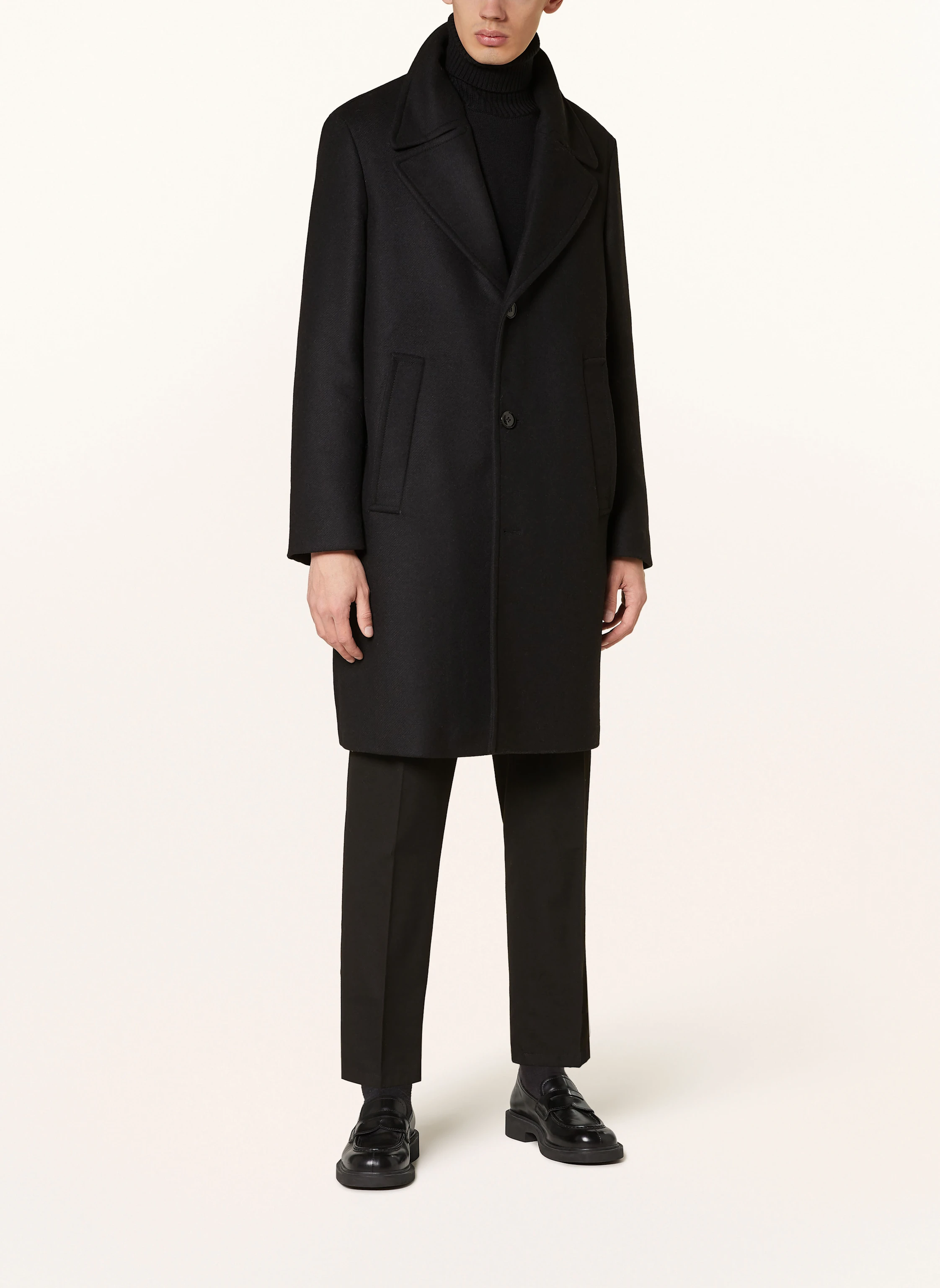 STRELLSON CABANNO coat in black