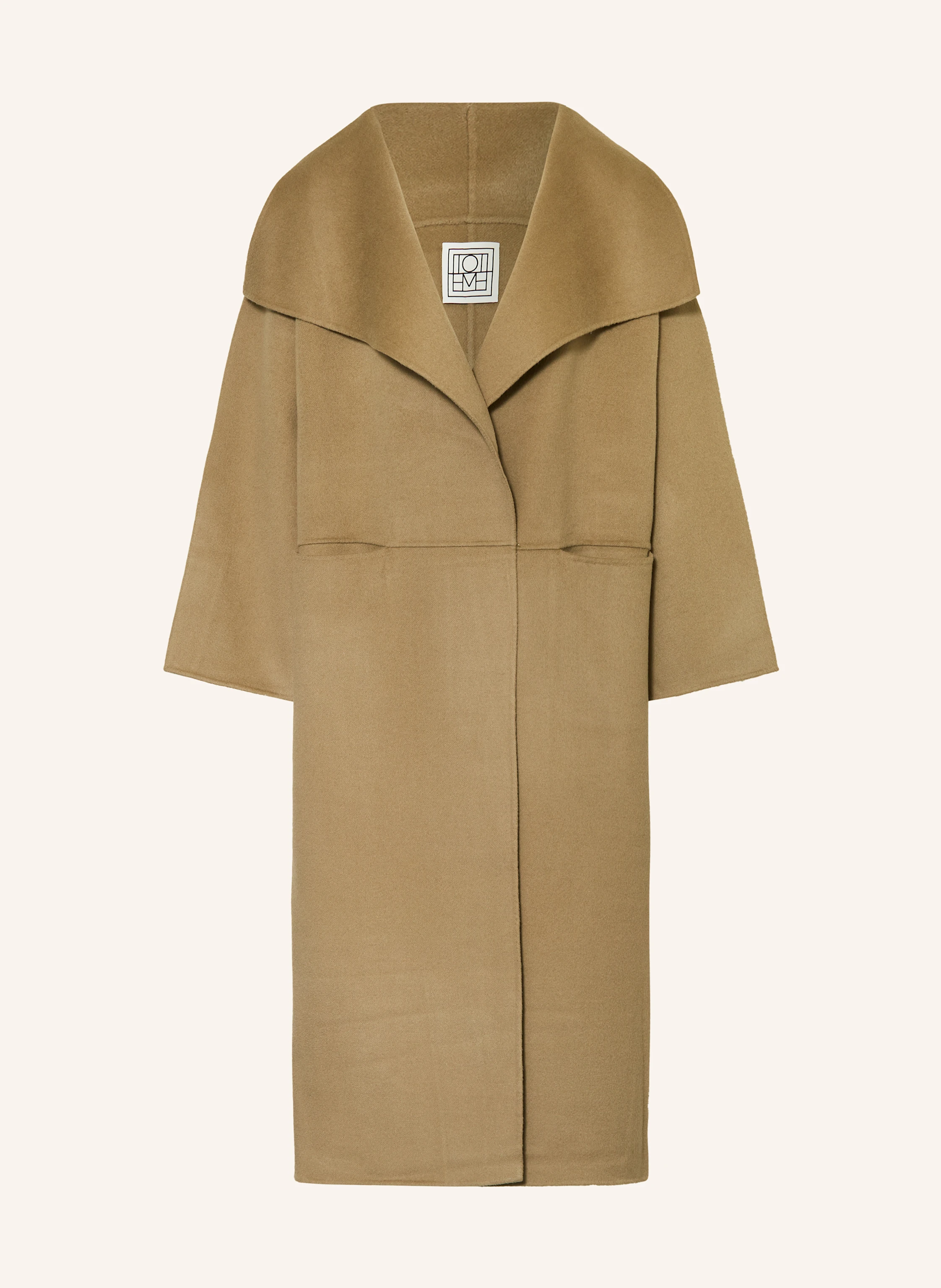 TOTEME Wool coat in khaki