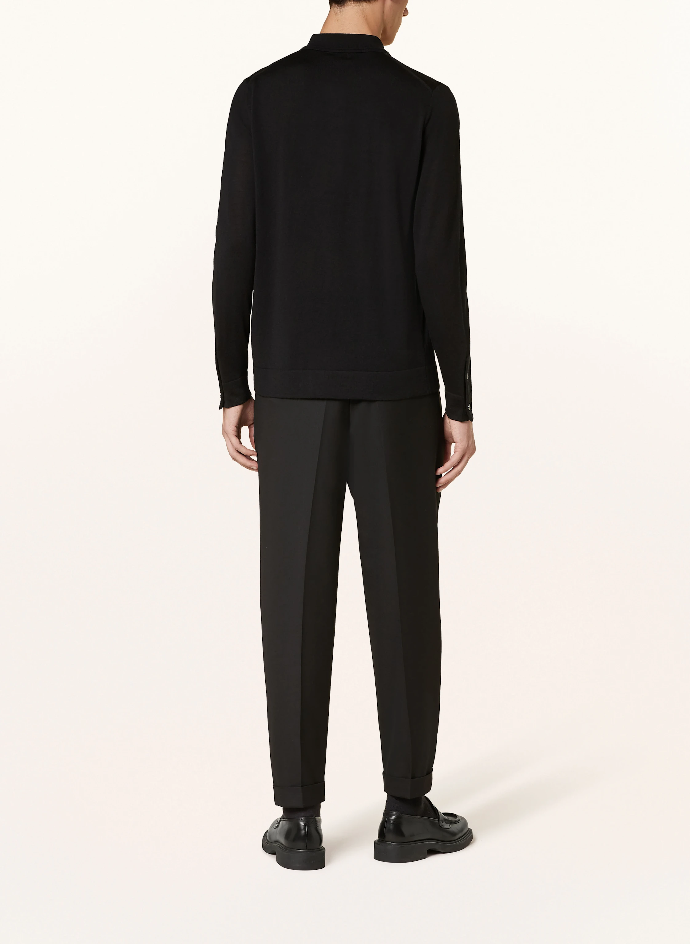 REISS Cardigan FORBES: BLACK