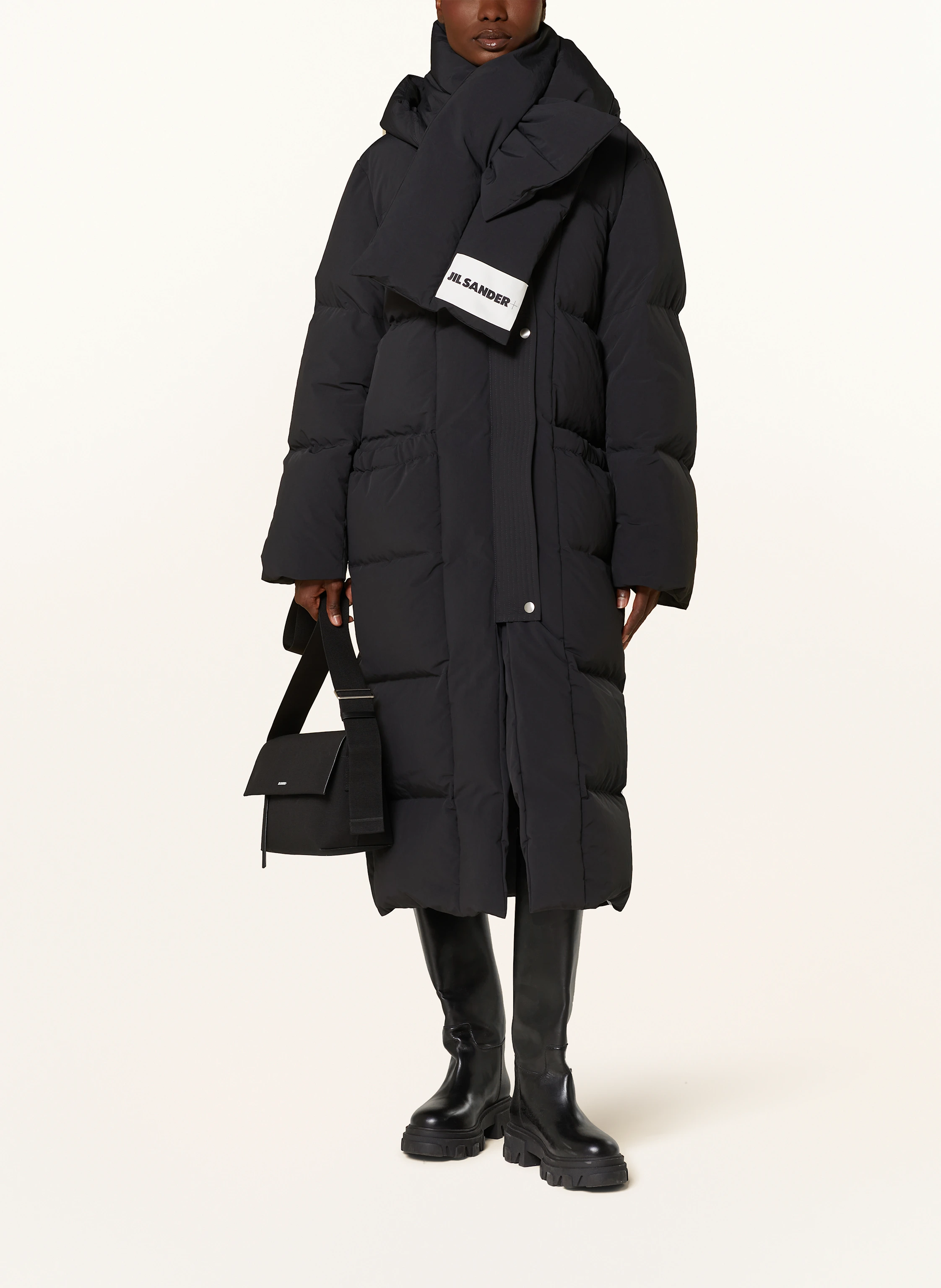 ジャケット・アウター Jil Sander + Long Down Coat JIL SANDER Down coat in black