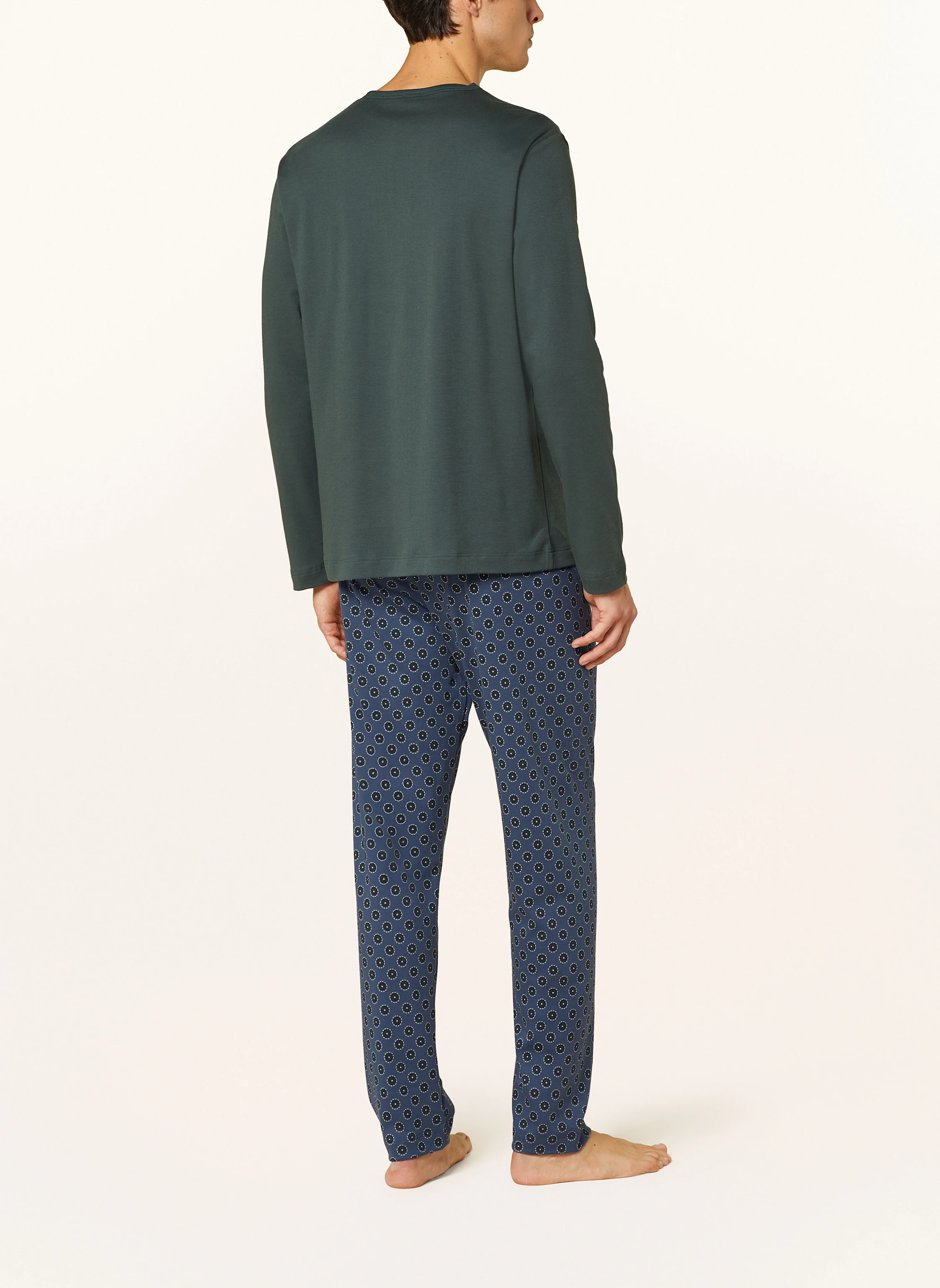 mey Pajamas series FINE CIRCLE: GREEN / BLUE / LIGHT GRAY
