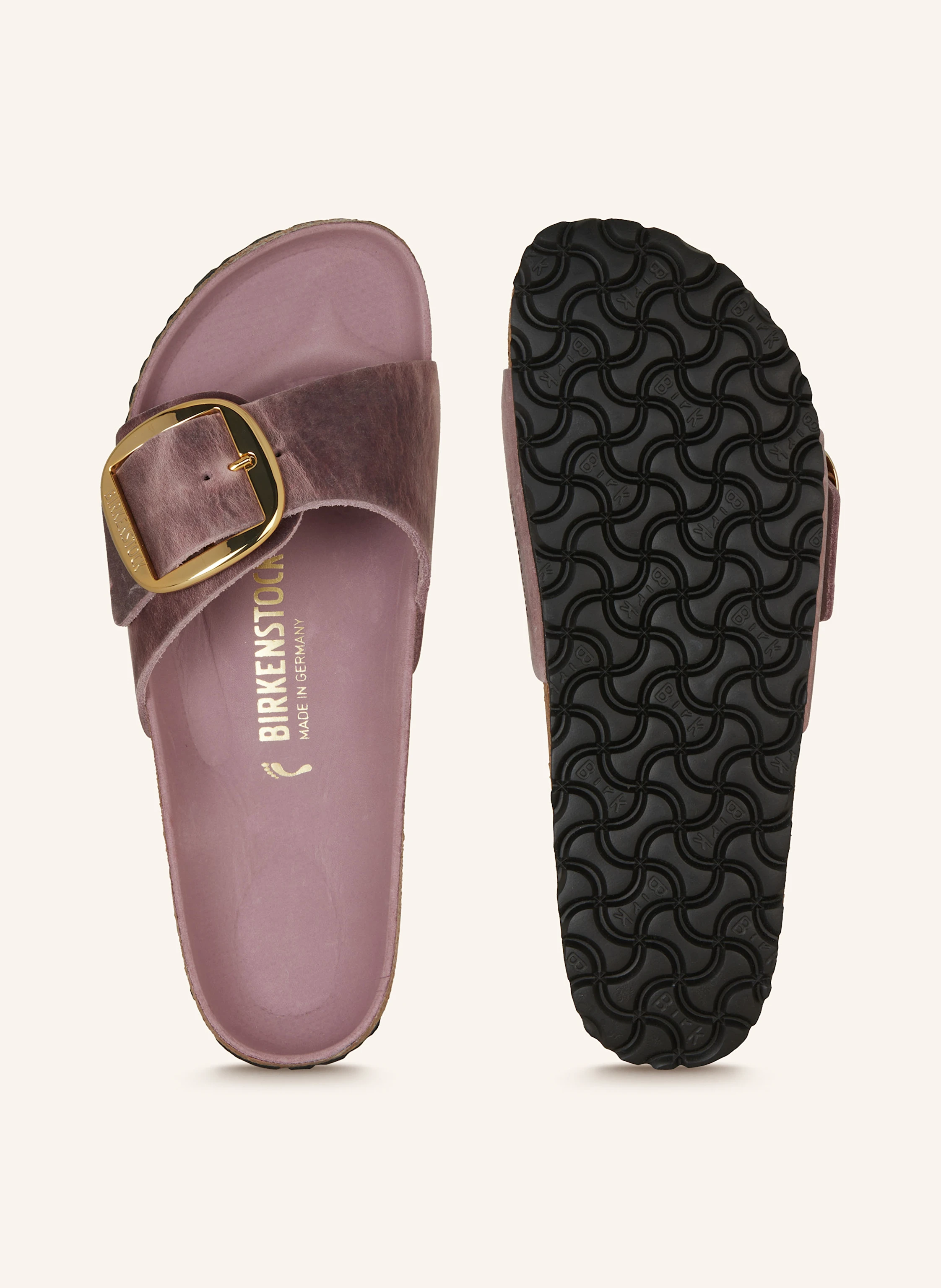 BIRKENSTOCK Slides MADRID BIG BUCKLE LEOI in purple