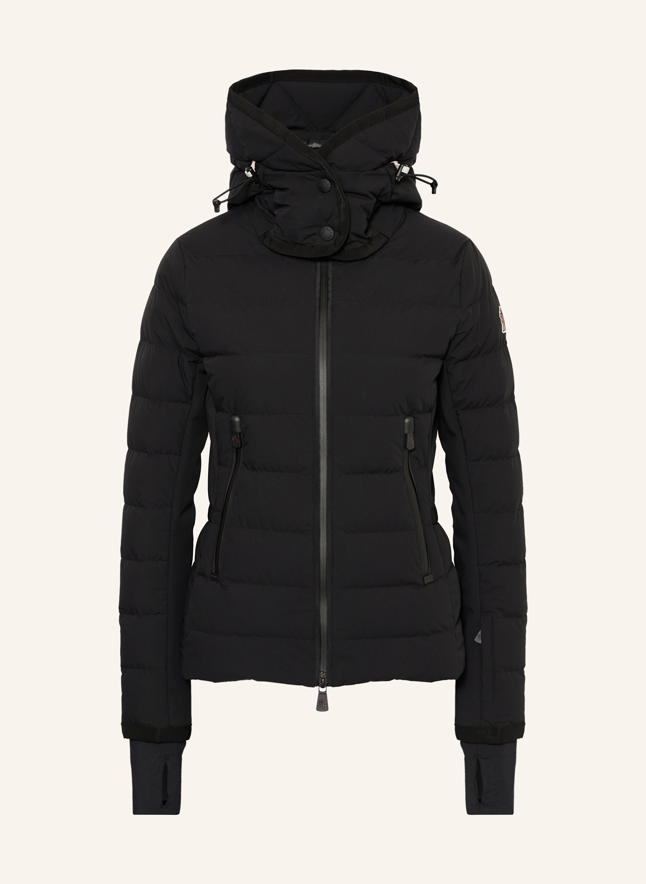 MONCLER GRENOBLE Down ski jacket LAMOURA in black MONCLER GRENOBLE Down ski jacket LAMOURA in black