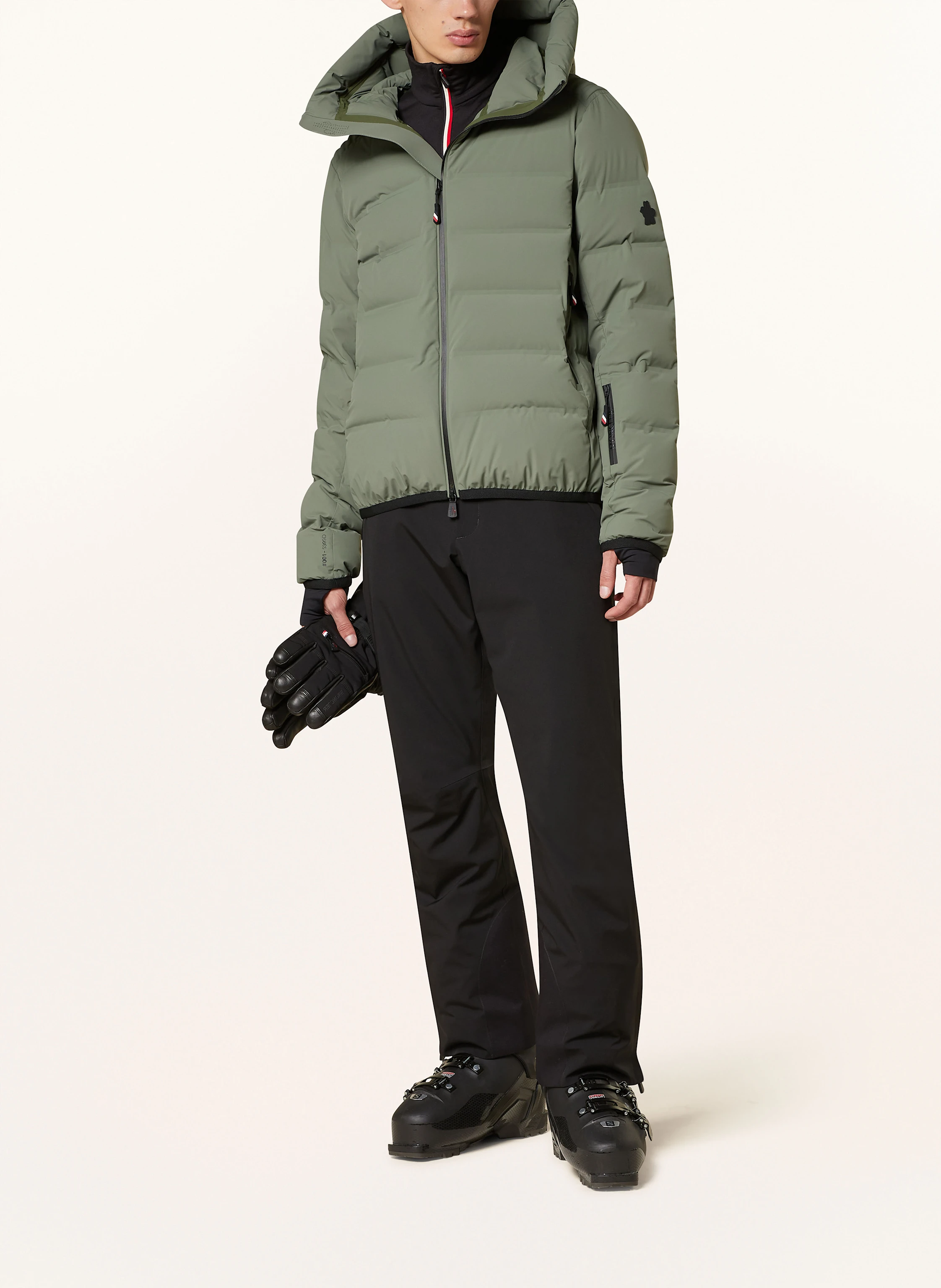 MONCLER GRENOBLE Daunen-Skijacke LAGORAI in oliv