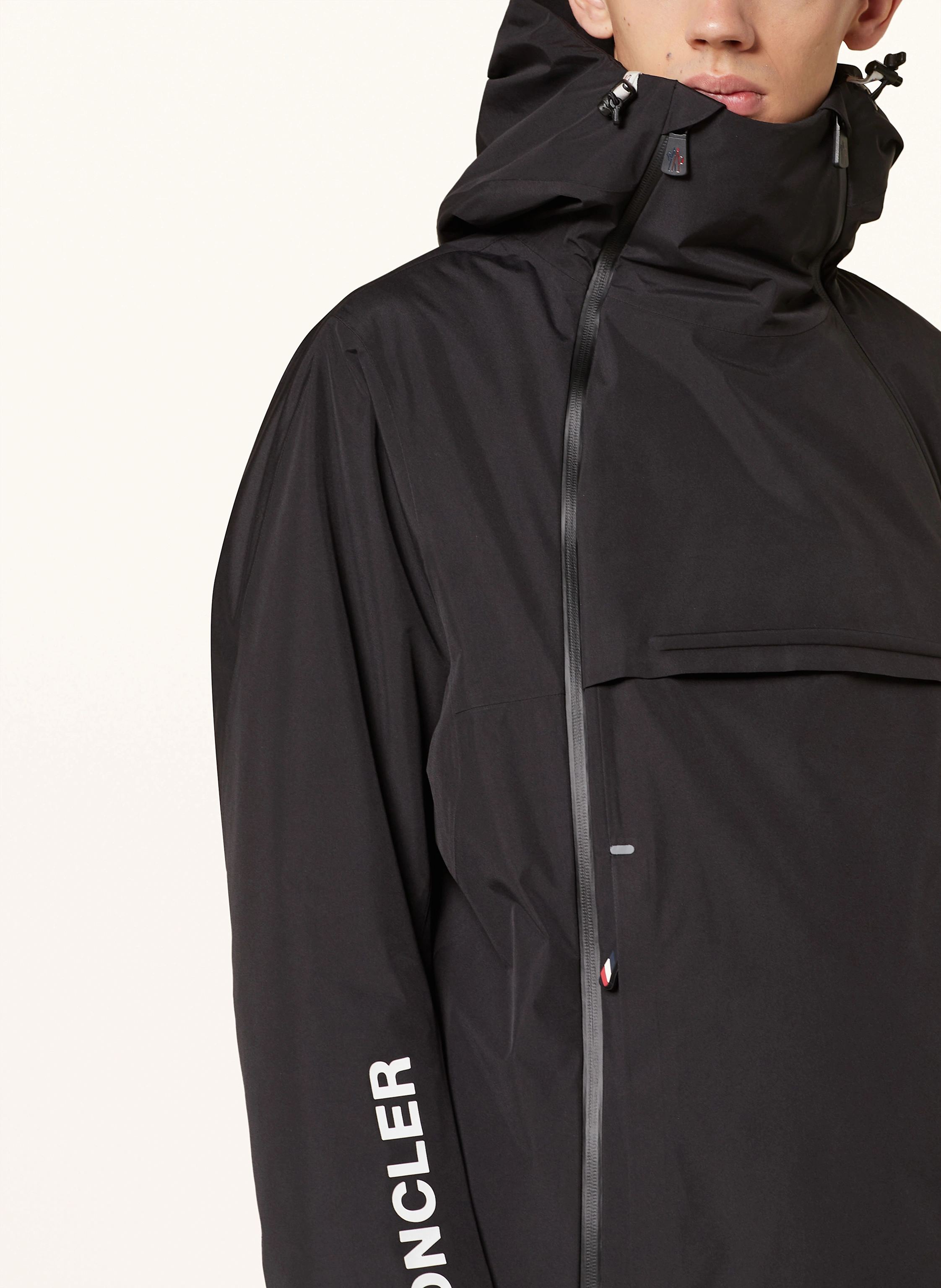 MONCLER GRENOBLE STAZ ski jacket in black
