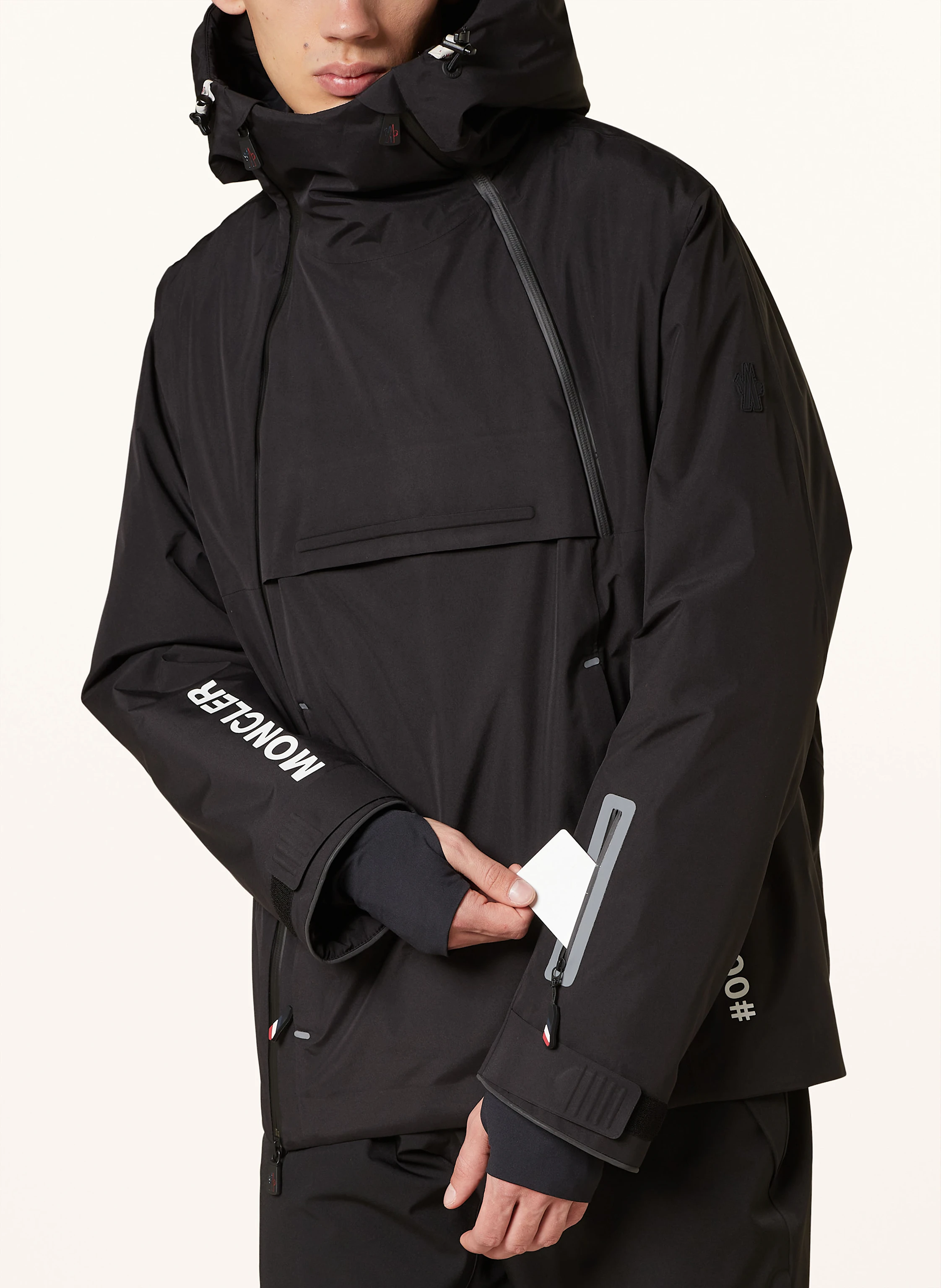 MONCLER GRENOBLE STAZ スキージャケット MONCLER GRENOBLE STAZ ski jacket in black