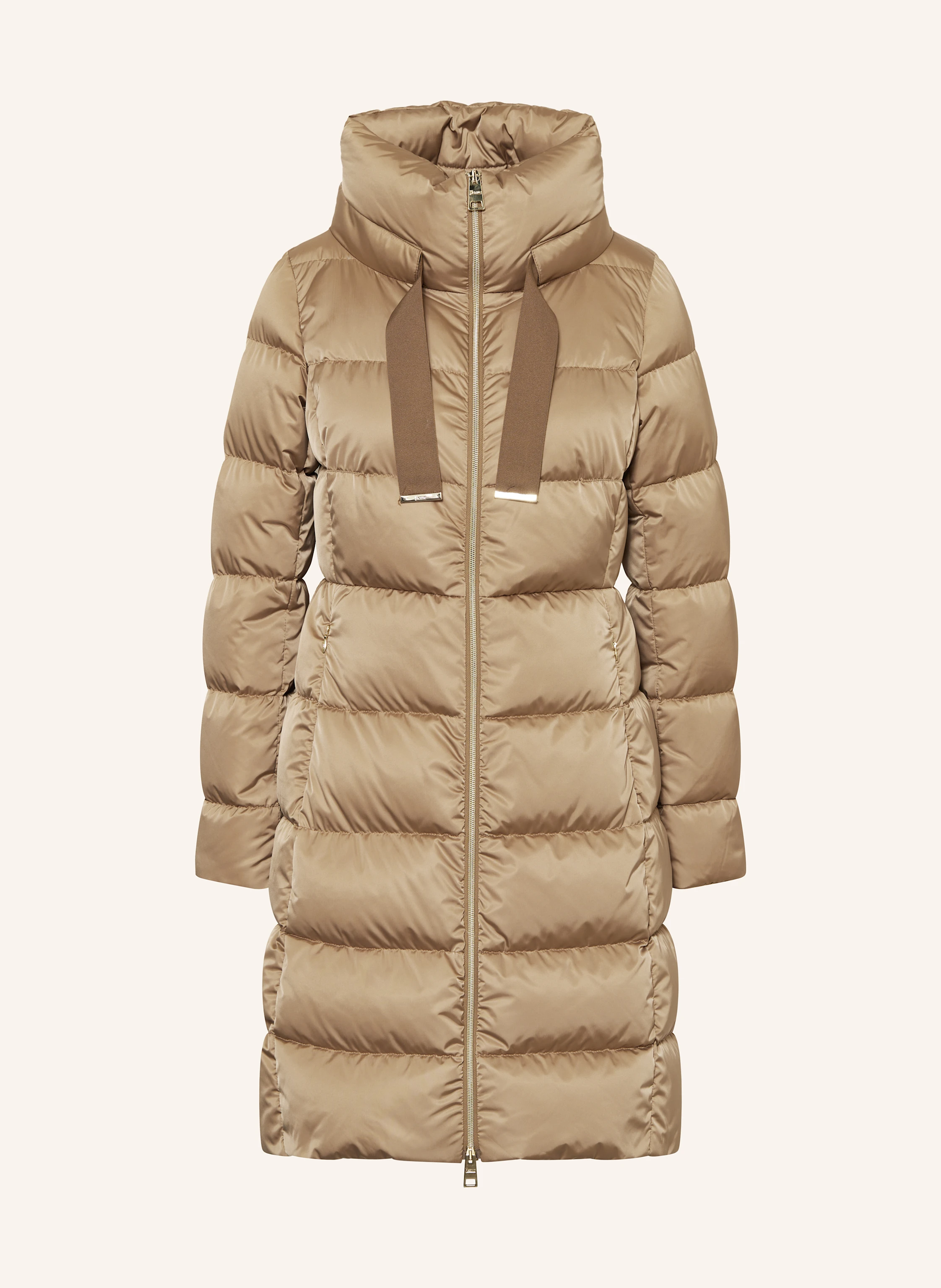 HERNO CAPPOTTO down coat in camel