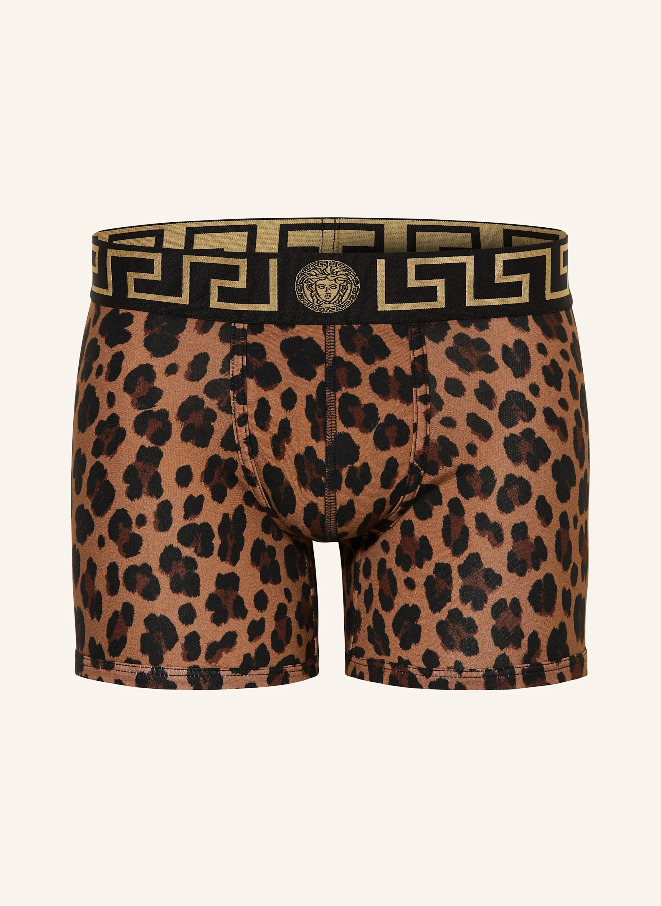 VERSACE boxer en marron clair/ marron/ noir