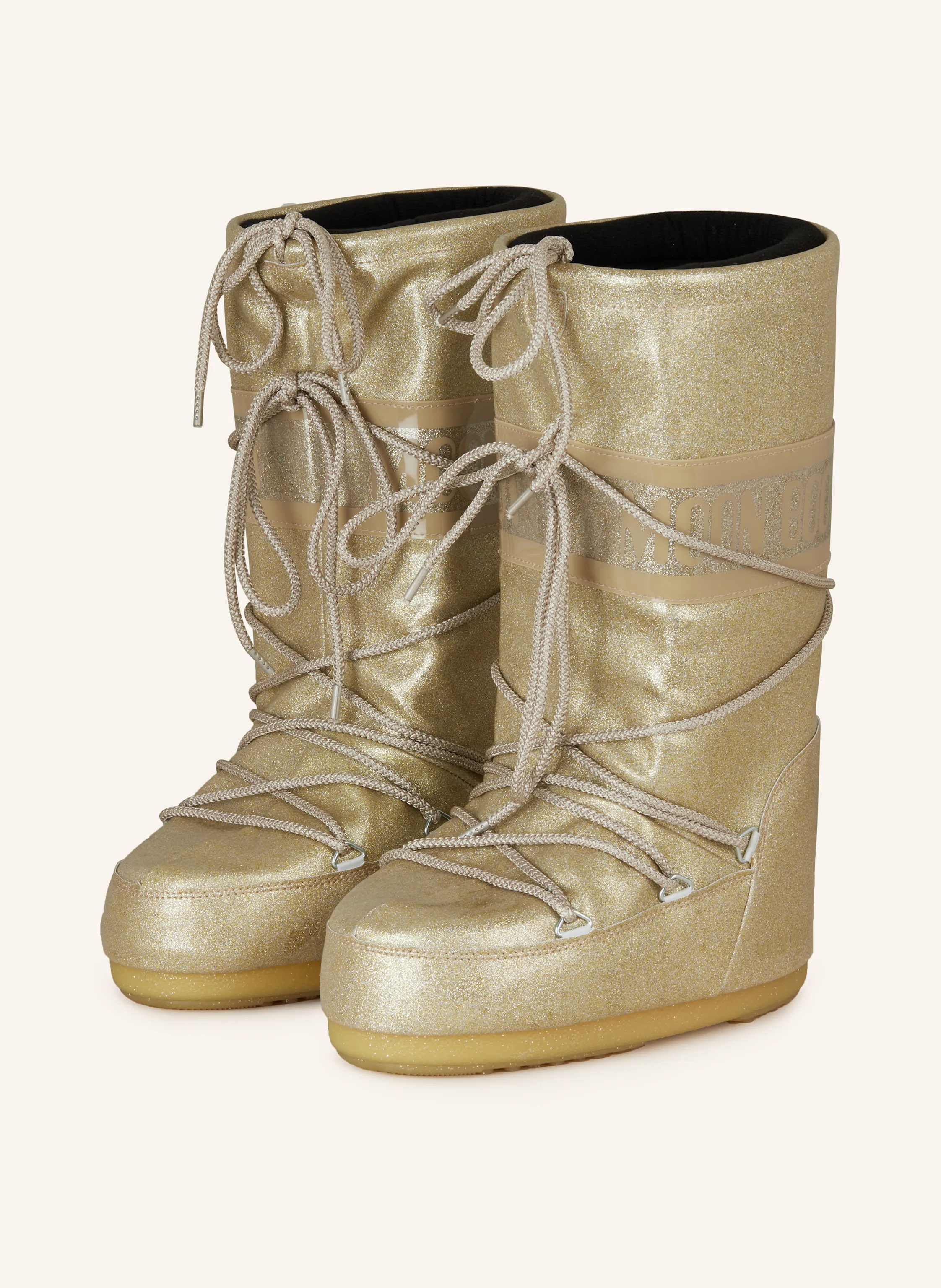 MOON BOOT Moon Boots ICON GLITTER in gold