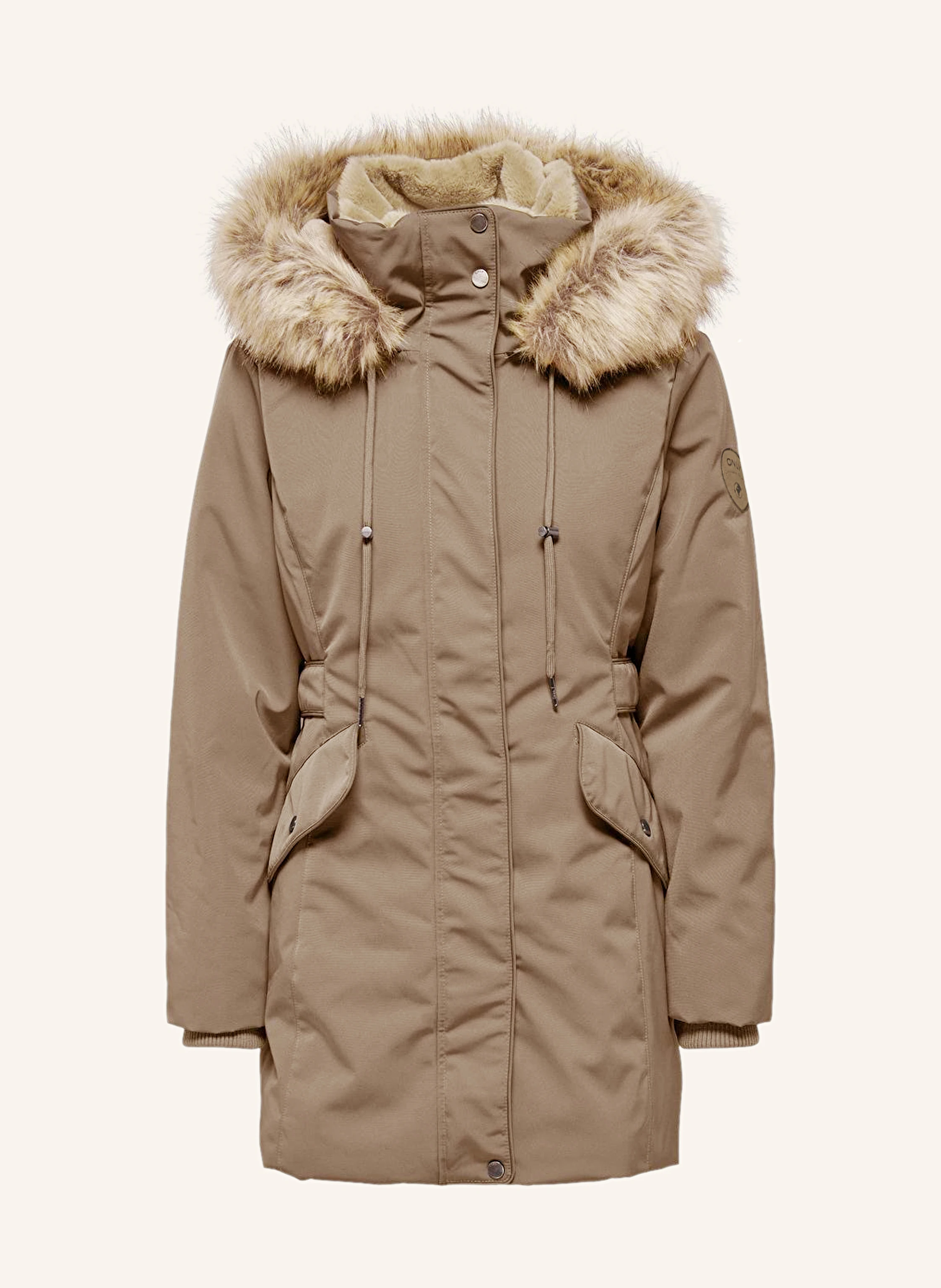 Es Vision Damen Parka Ohne Fell ONLY Parka Mit Abnehmbarer Kapuze