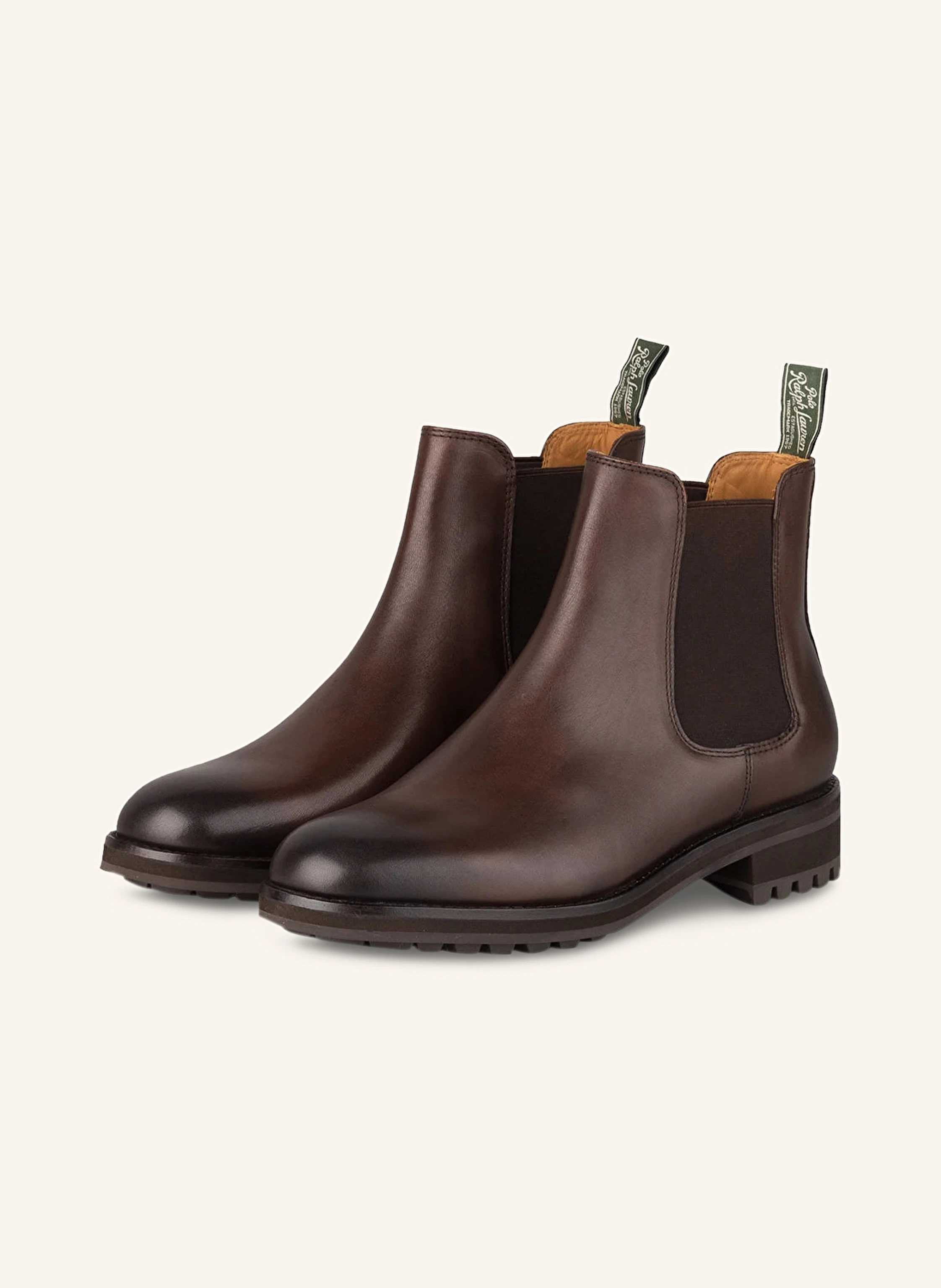POLO RALPH LAUREN Chelsea boots BRYSON in dark brown