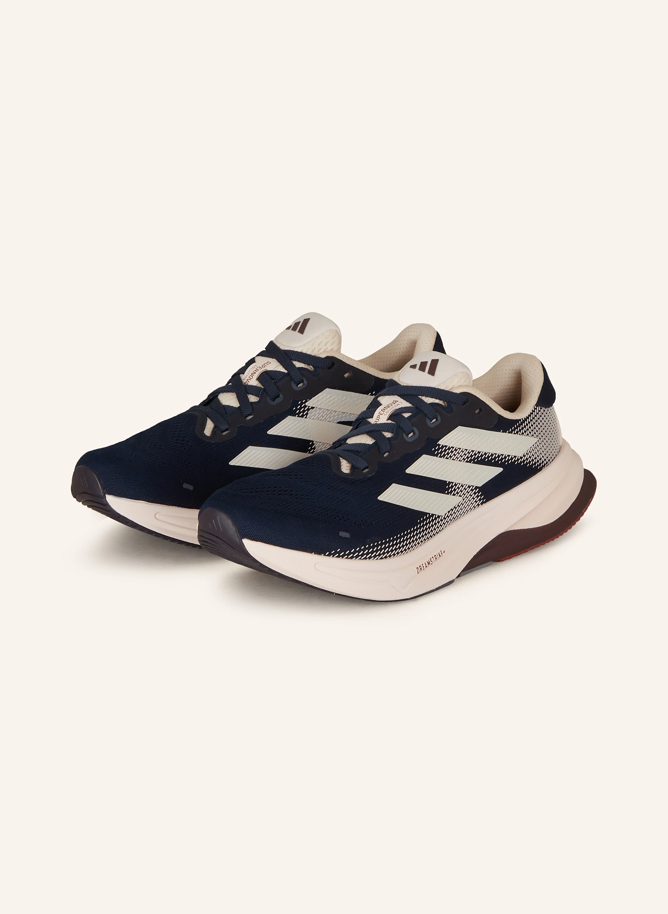 adidas gazelle silver green womens Adidas Supernova Solution Running Course Sneakers in Blue
