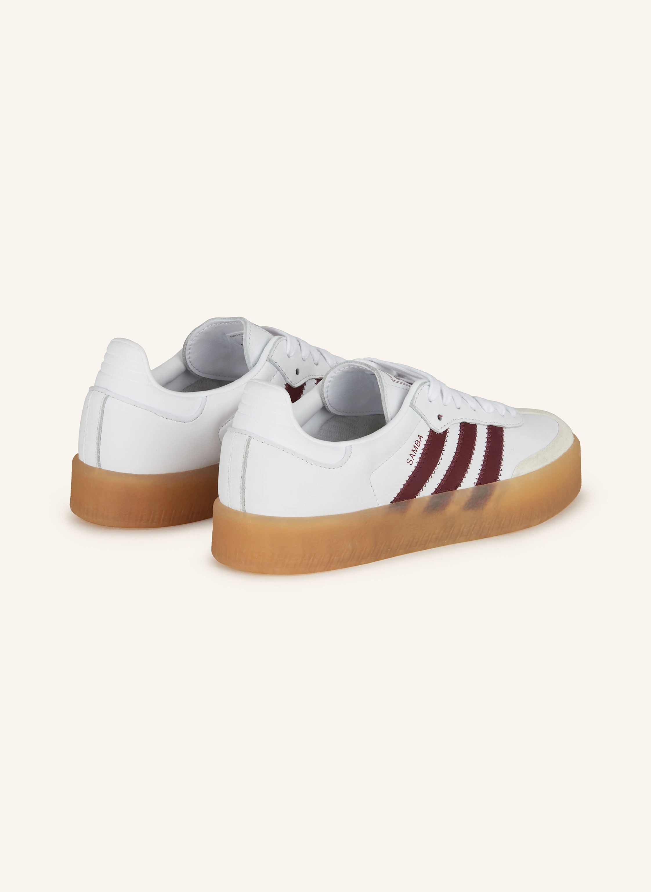 adidas Originals Sneakers SAMBAE in white / dark red