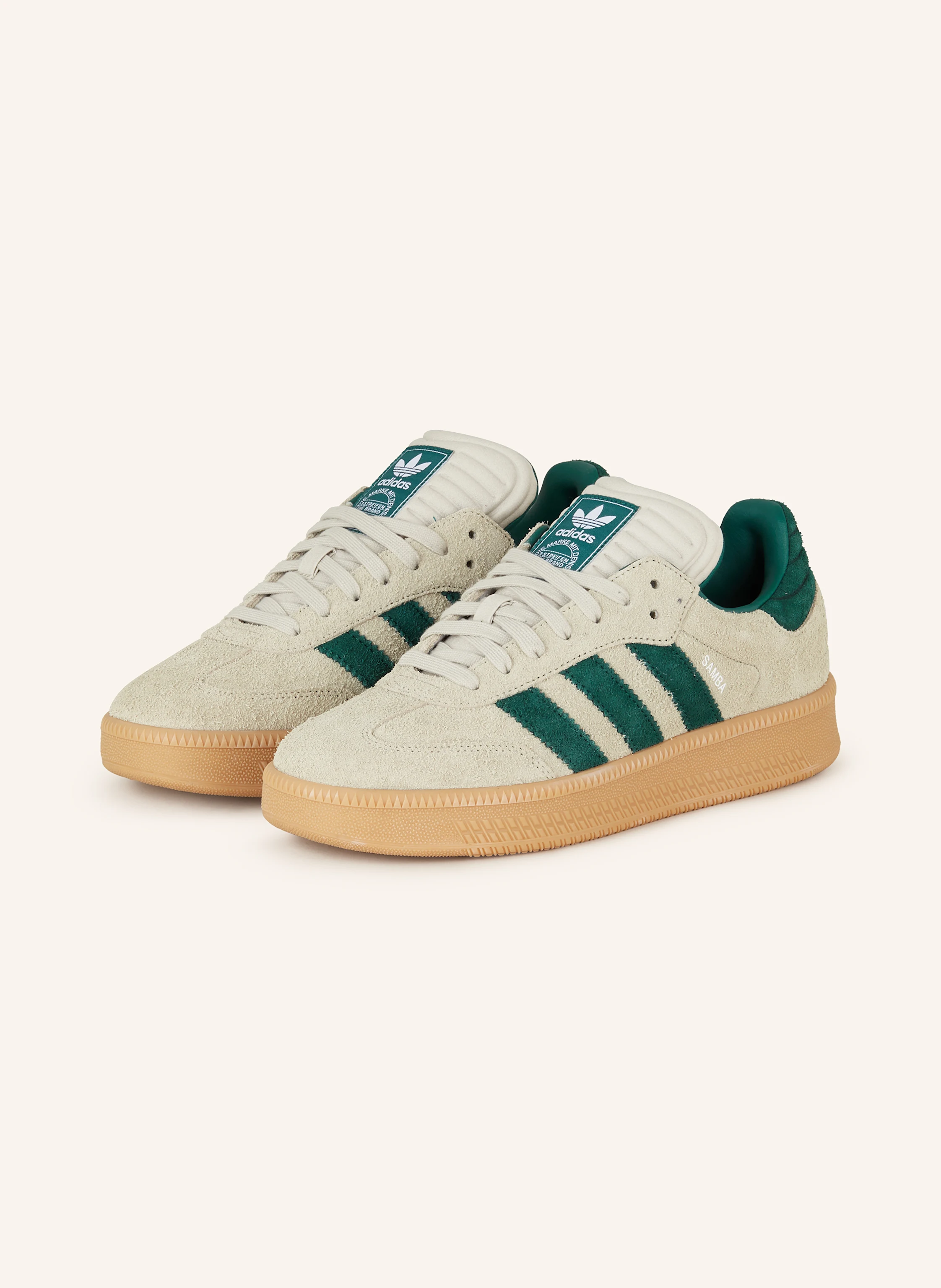 adidas gazelle silver green womens Adidas Men's Samba Collegiate Green / Cloud White / Gum Low Top Sneakers main image 1