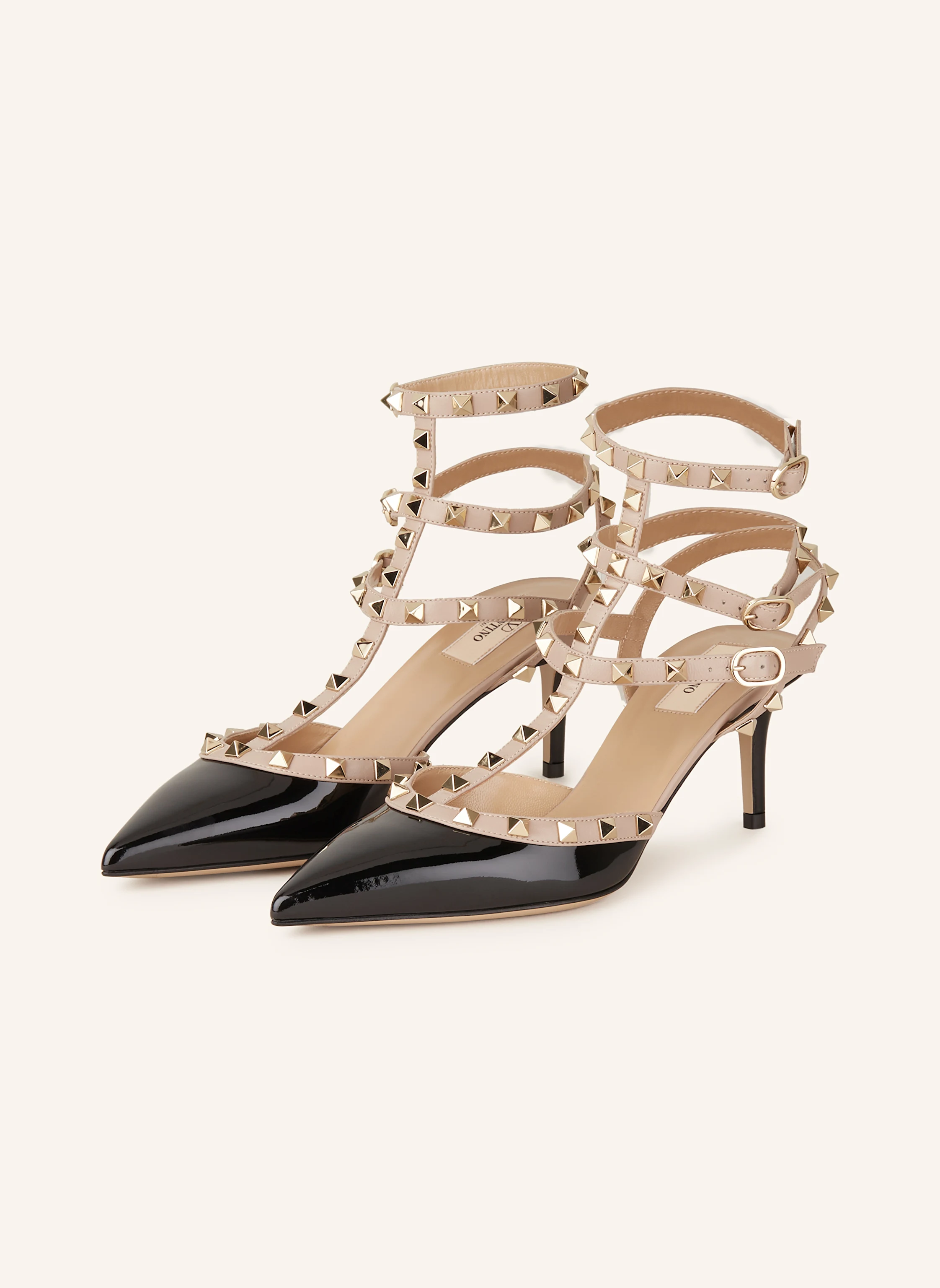 VALENTINO GARAVANI Slingback pumps ROCKSTUD with rivets in n91