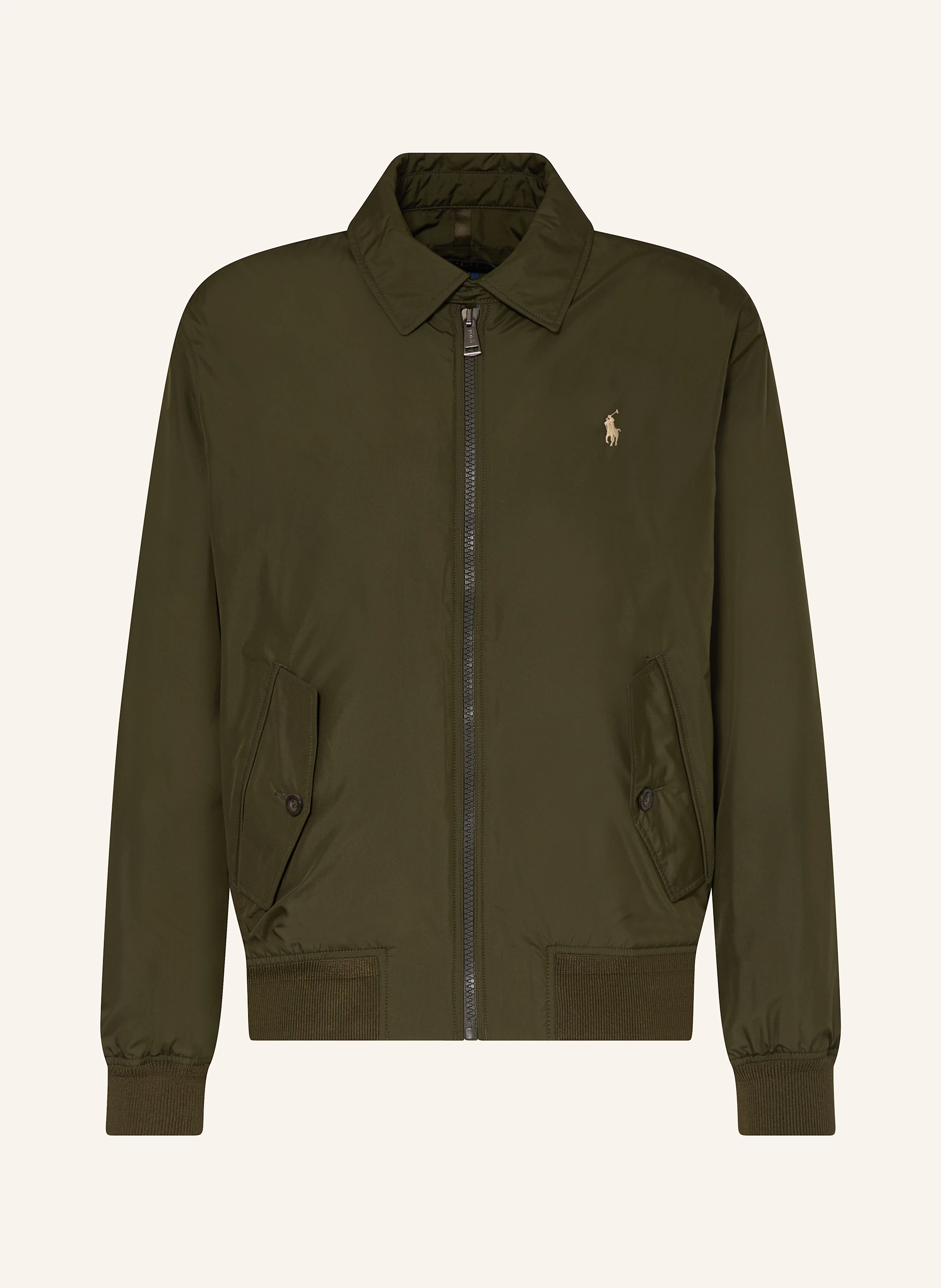 Ralph Lauren gimmick napoleon jacket カーキ POLO RALPH LAUREN Bomber jacket in dark green