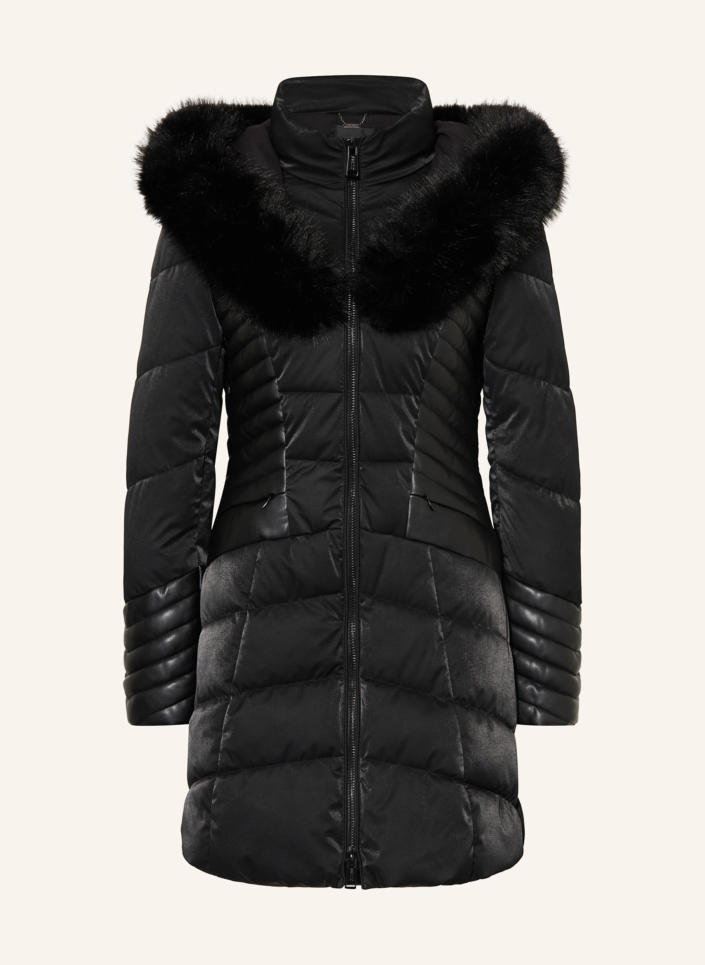 GUESS Steppjacke NEW OXANA im Materialmix mit abnehmbarem