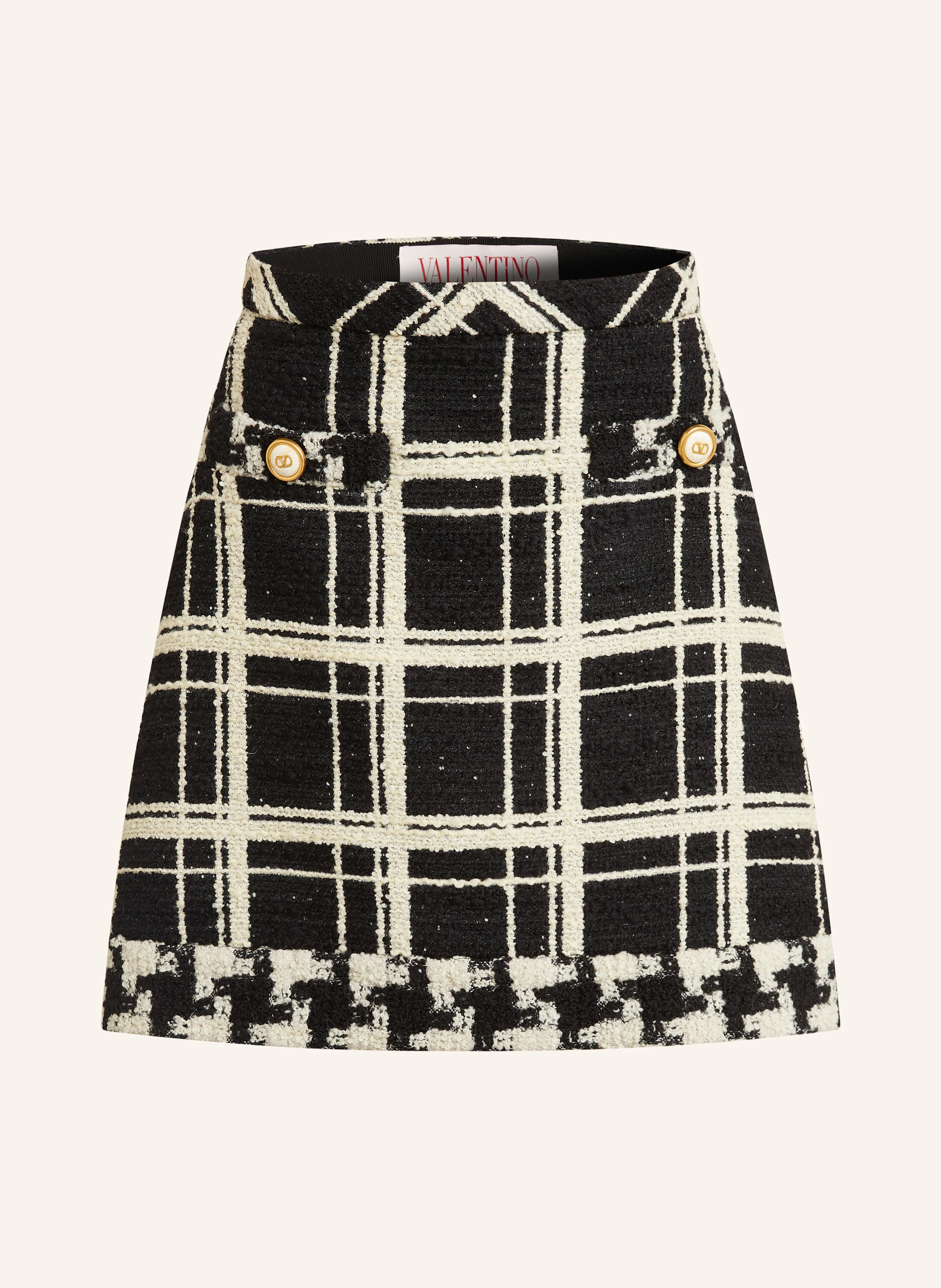 スカート VALENTINO TWEED SKIRT Fantasy Tweed Skirt for Woman in Brown/multicolor | Valentino US