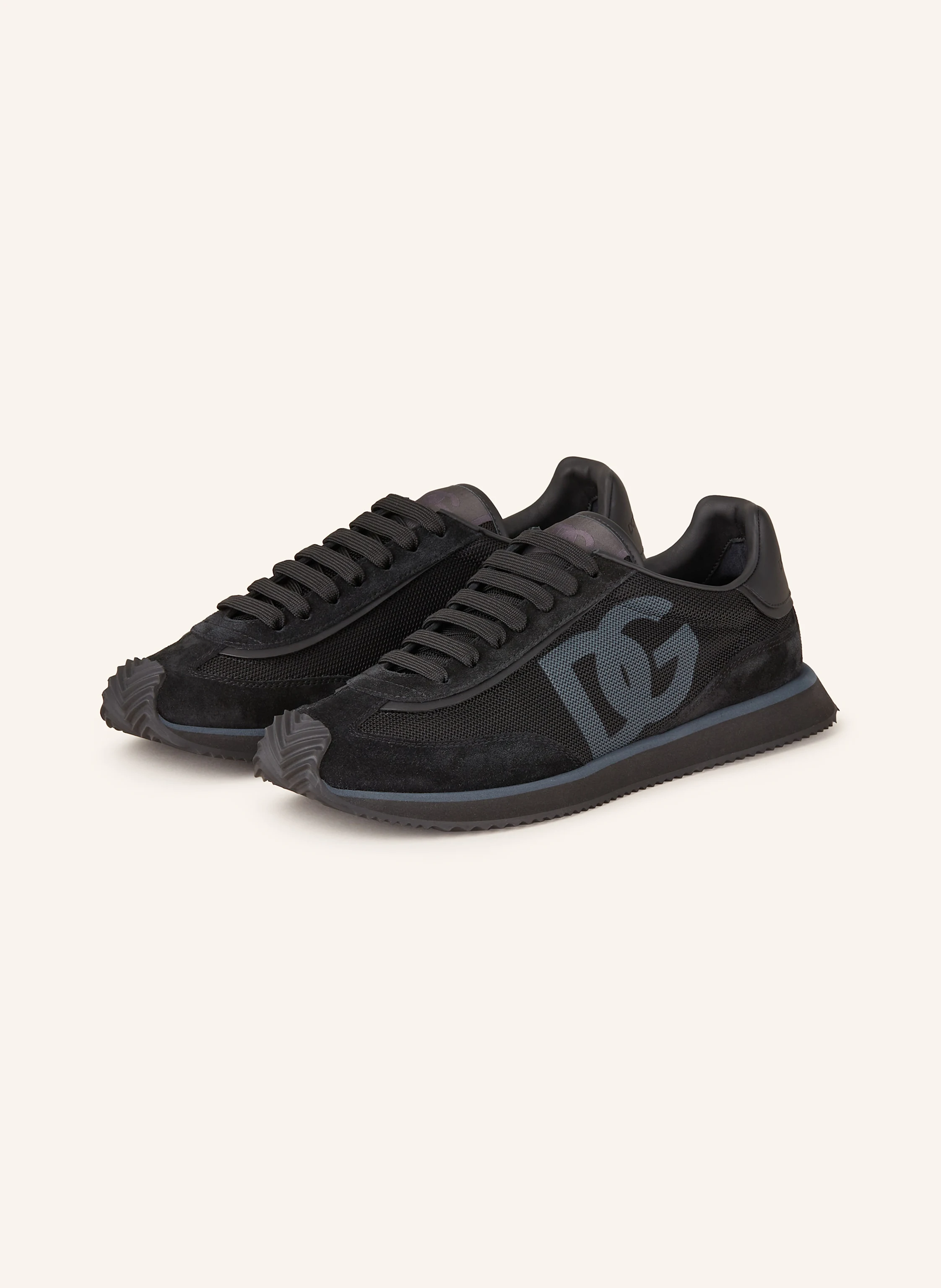 スニーカー Dolce & Gabbana CD0101 AL198 80005** Sneakers dragon in DOLCE & GABBANA DRAGON SNEAKERS IN MIXED MATERIALS IN GREY