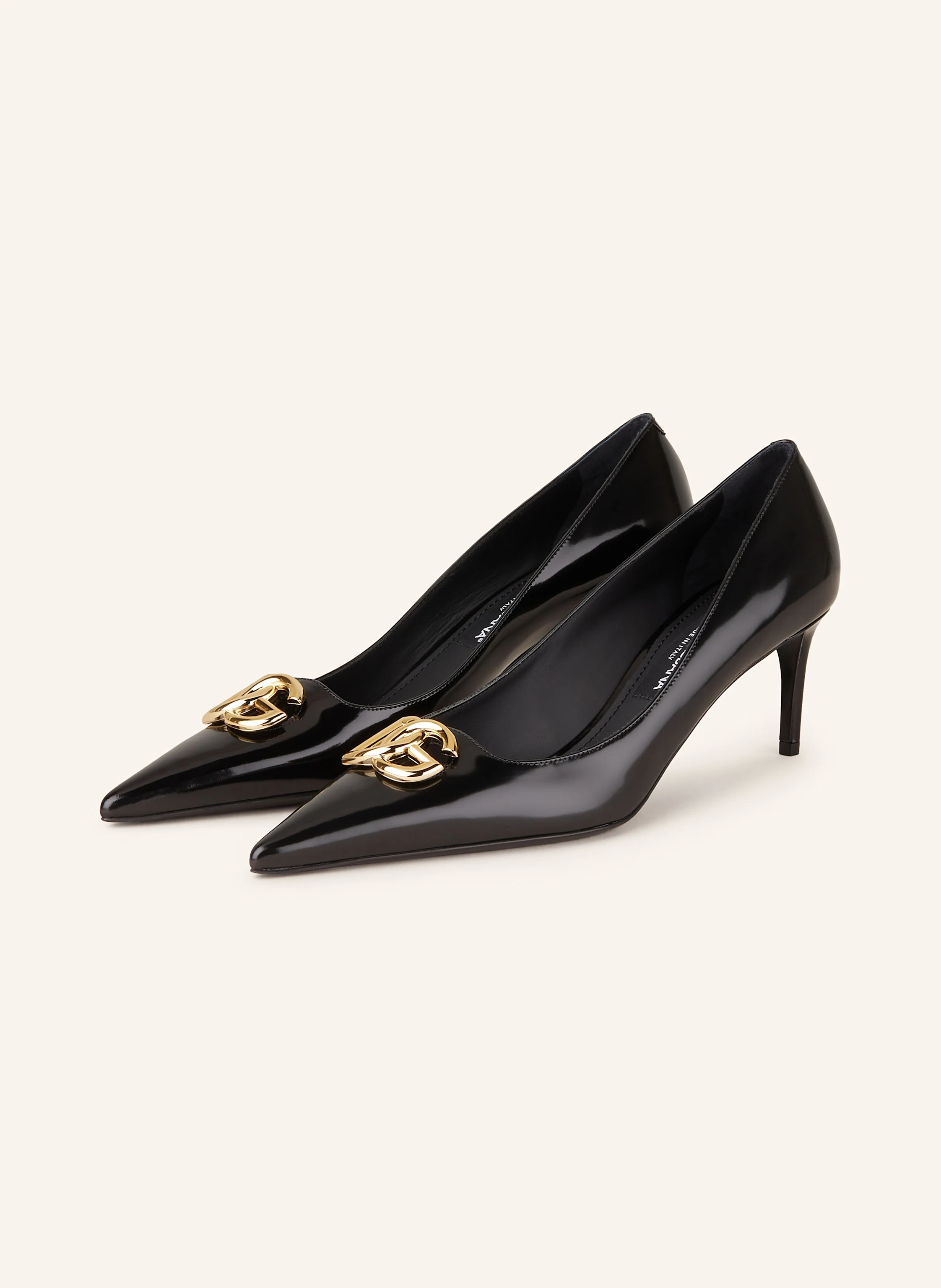 VIP【関税送料無料】希少 DOLCE & GABBANA BLACK MULTI PUMPS VIP【関税送料無料】希少 DOLCE & GABBANA BLACK LEATHER PUMPS