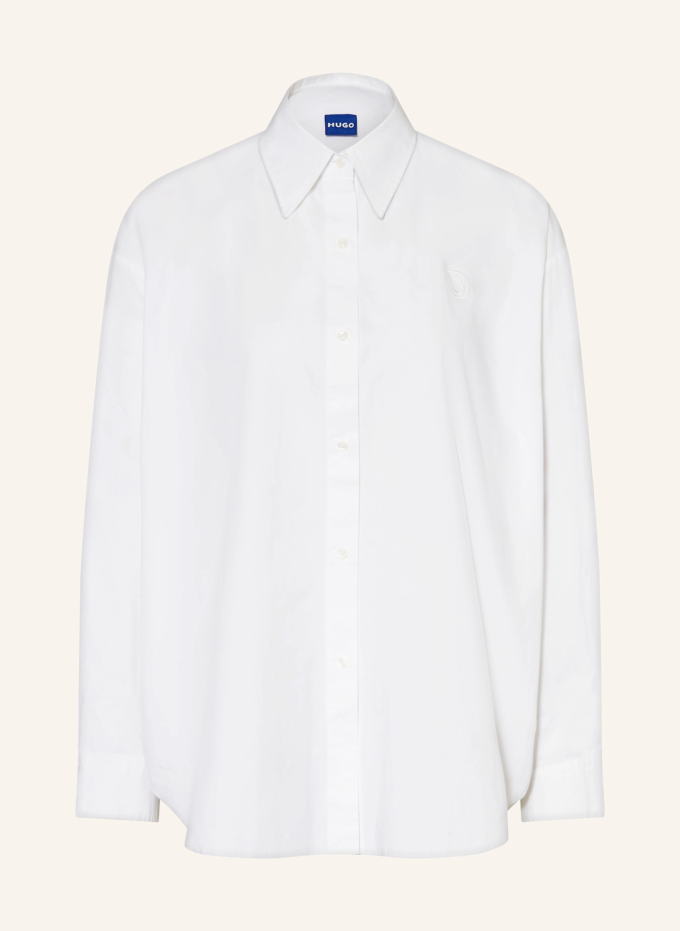 HUGO Damen Bluse Erinnia – Aus 100% Baumwolle, Lässiger Schnitt, Perfekt Für Business & Freizeit