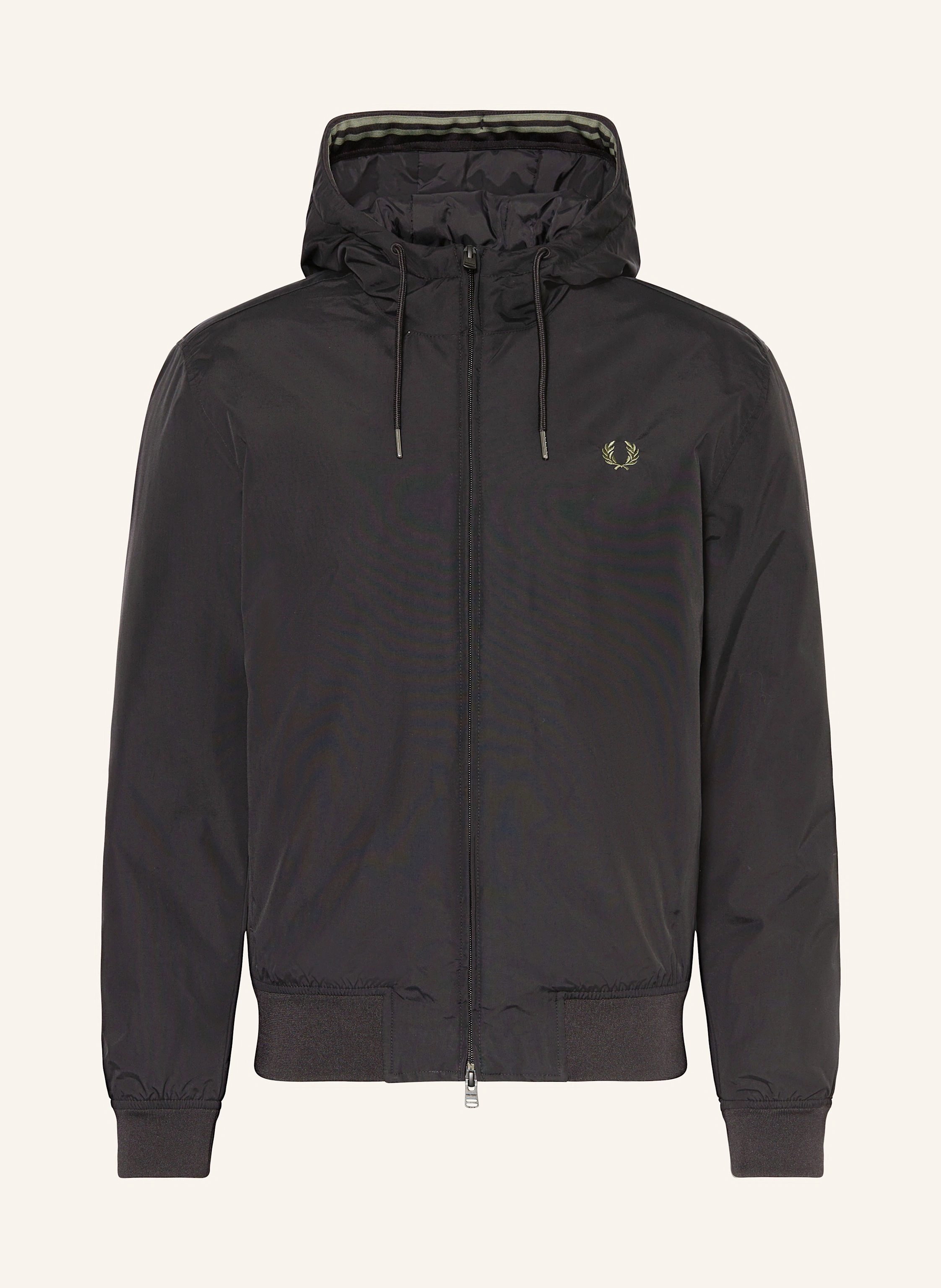 ジャケット・アウター FRED PERRY Brentham Jacket FRED PERRY Bomber jacket BRENTHAM in black