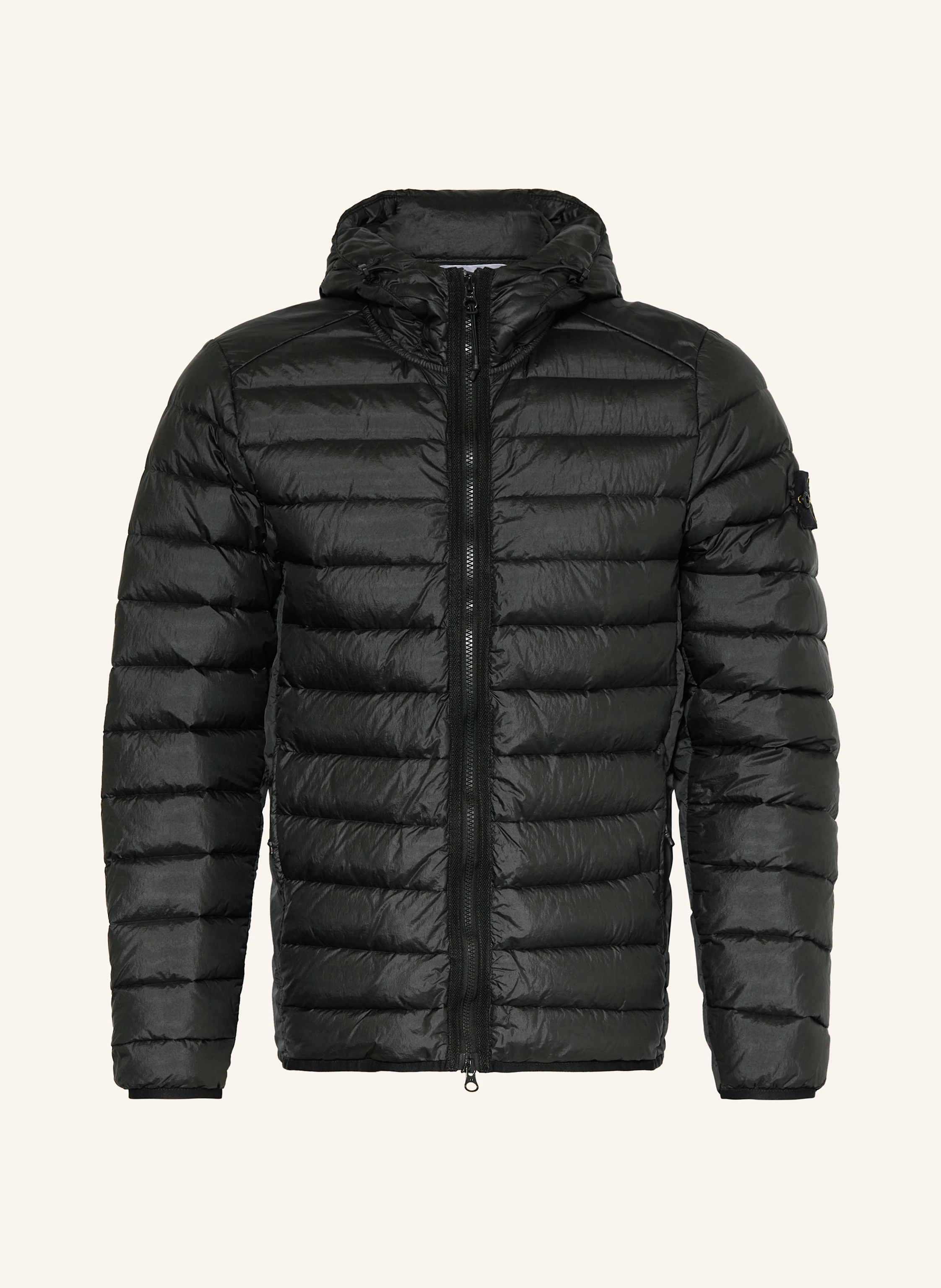 STONE ISLAND Down jacket in black