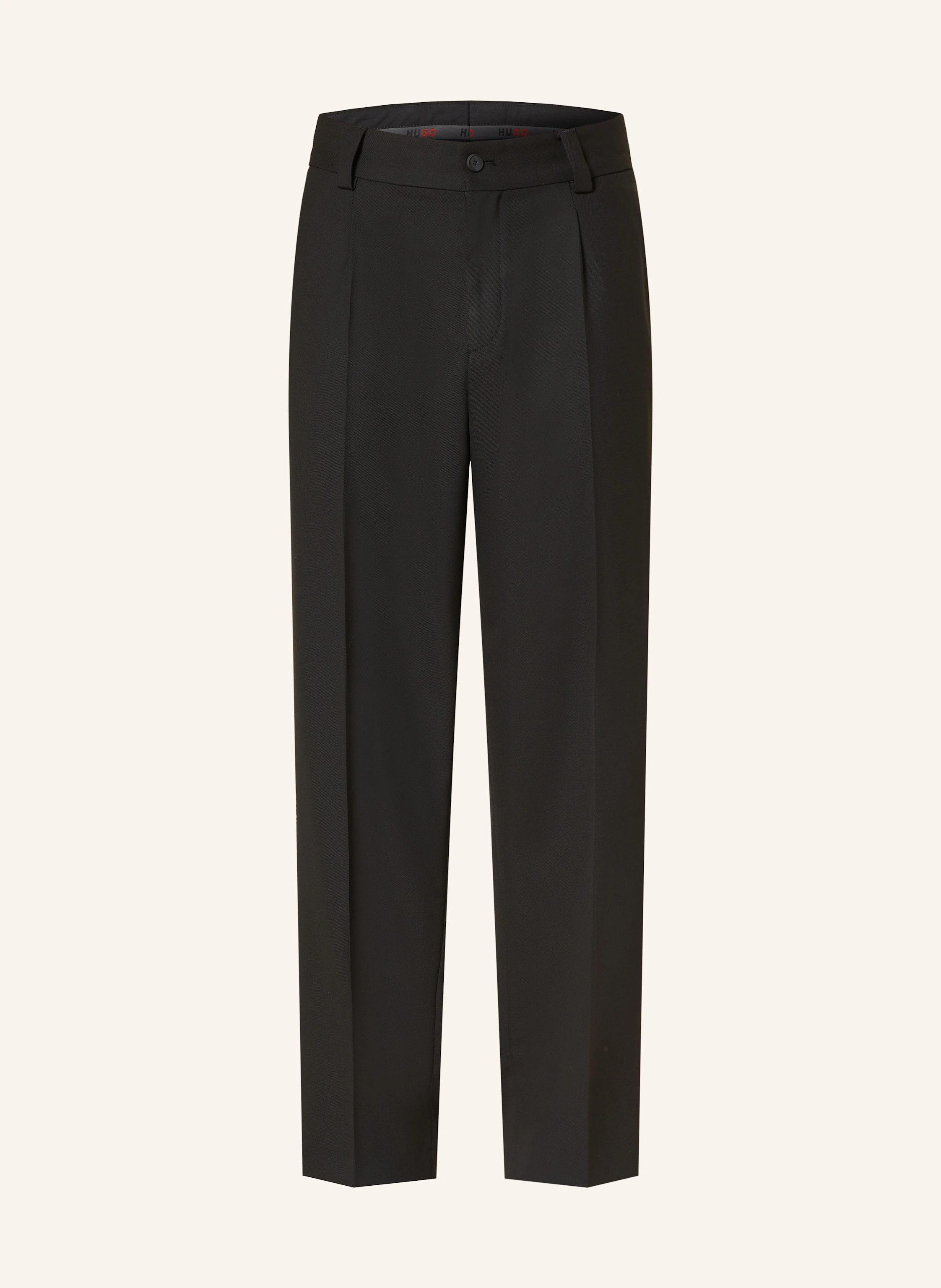HUGO Suit trousers FLIPS in 001 black