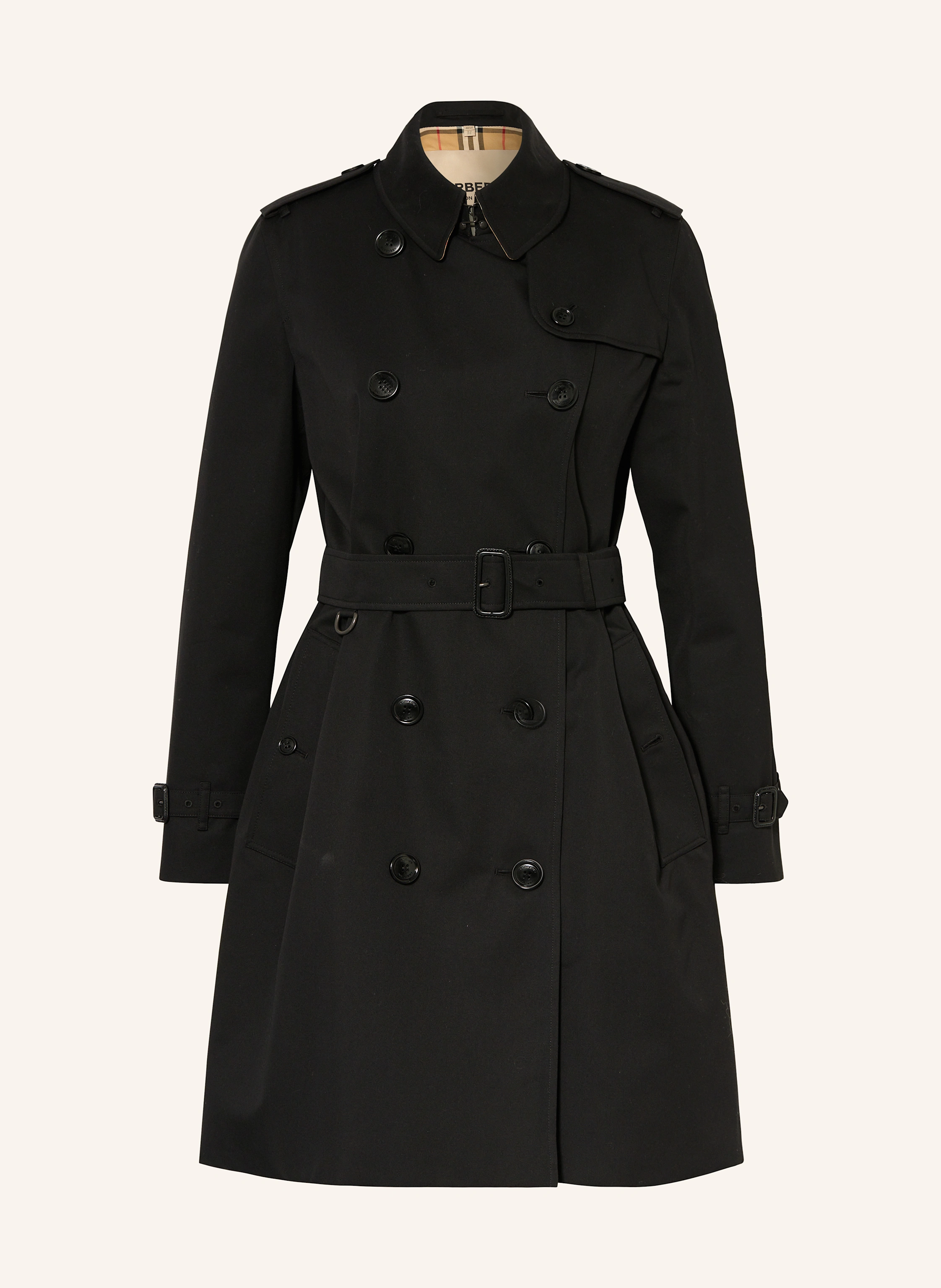 BURBERRY Trench coat KENSINGTON in black