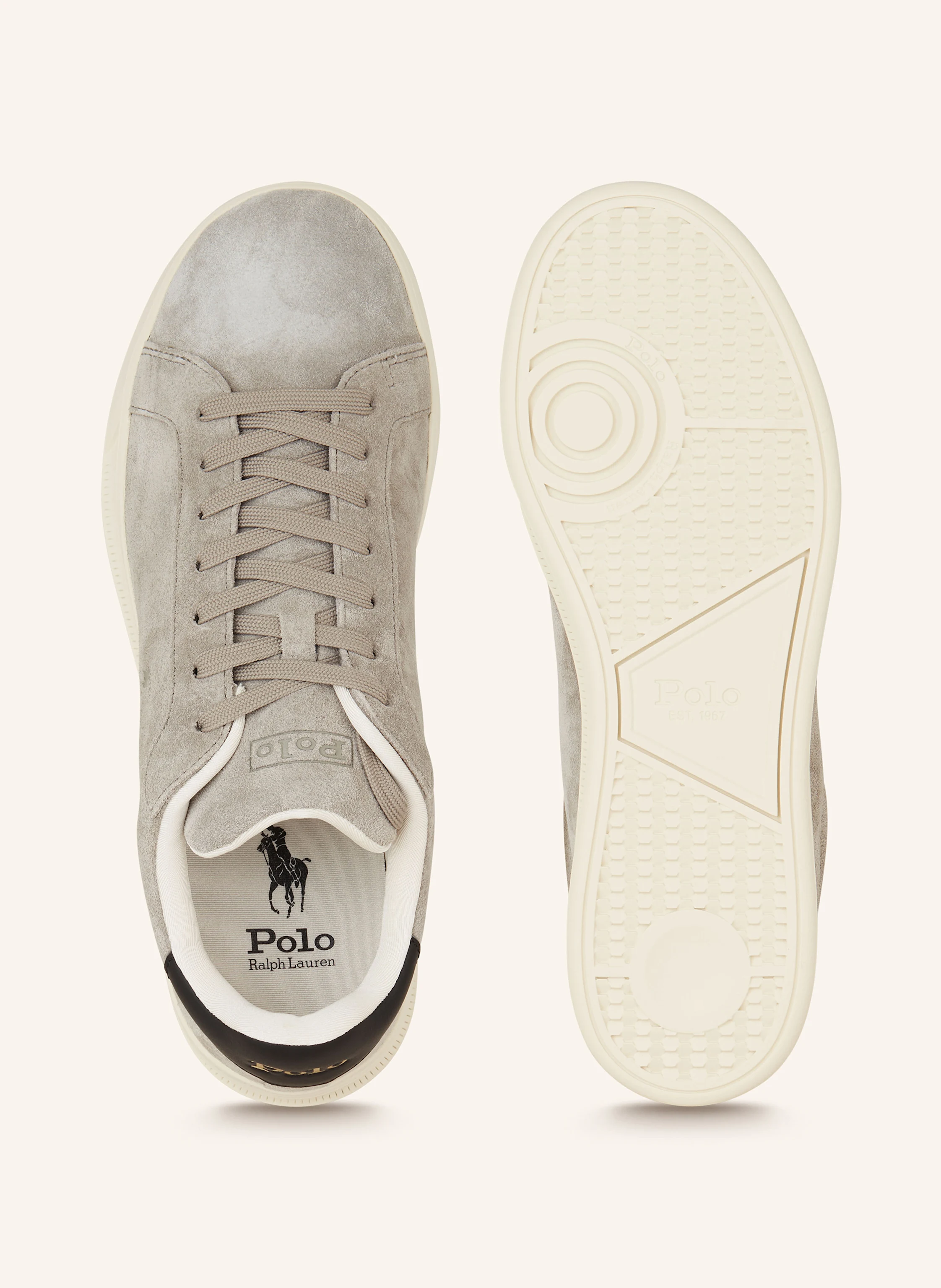 POLO RALPH LAUREN adidași: GRI DESCHIS