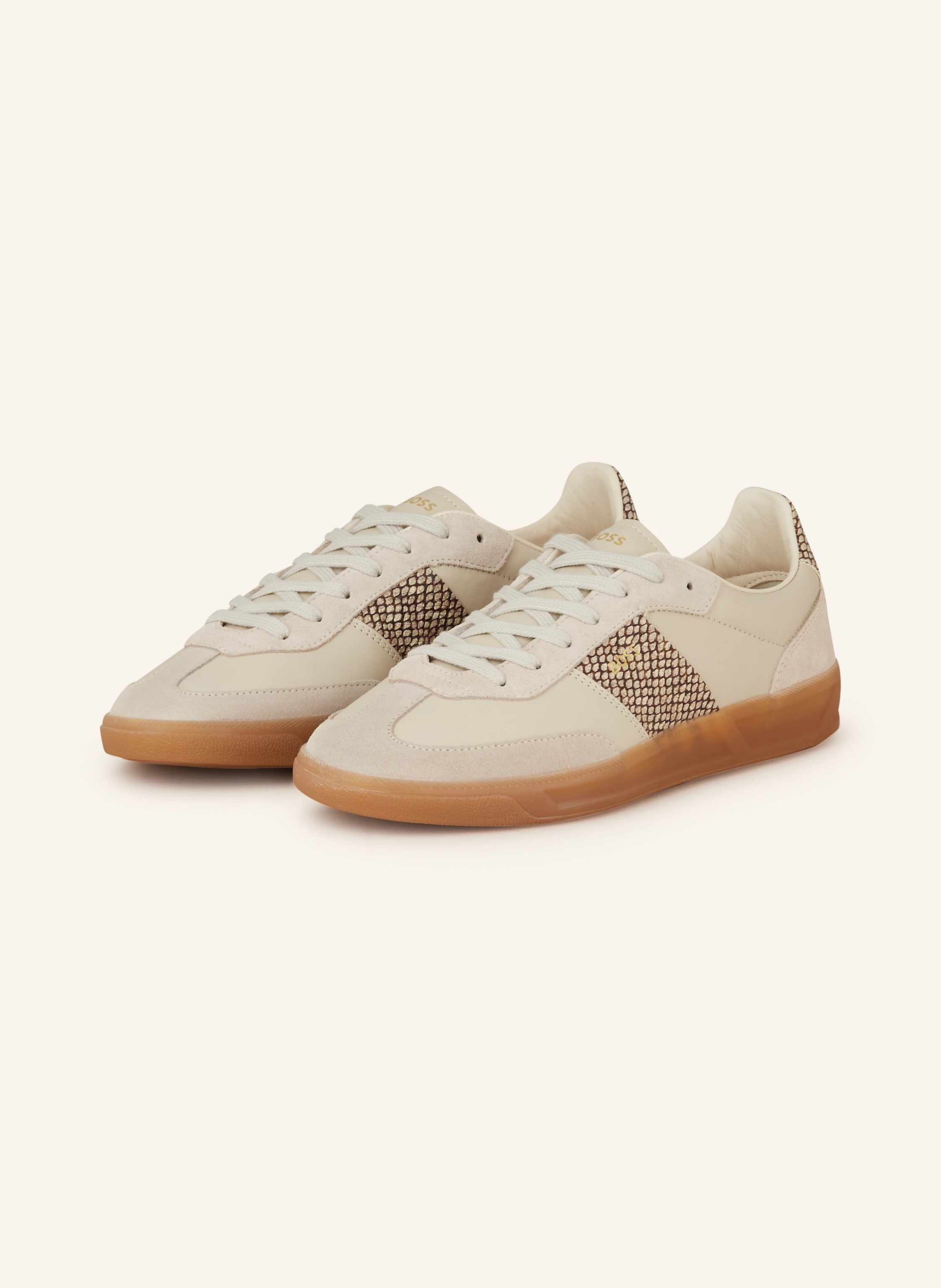 ボス スニーカー レディース シューズ BRENTA - Trainers - medium beige ボス スニーカー レディース シューズ BRENTA - Trainers - white