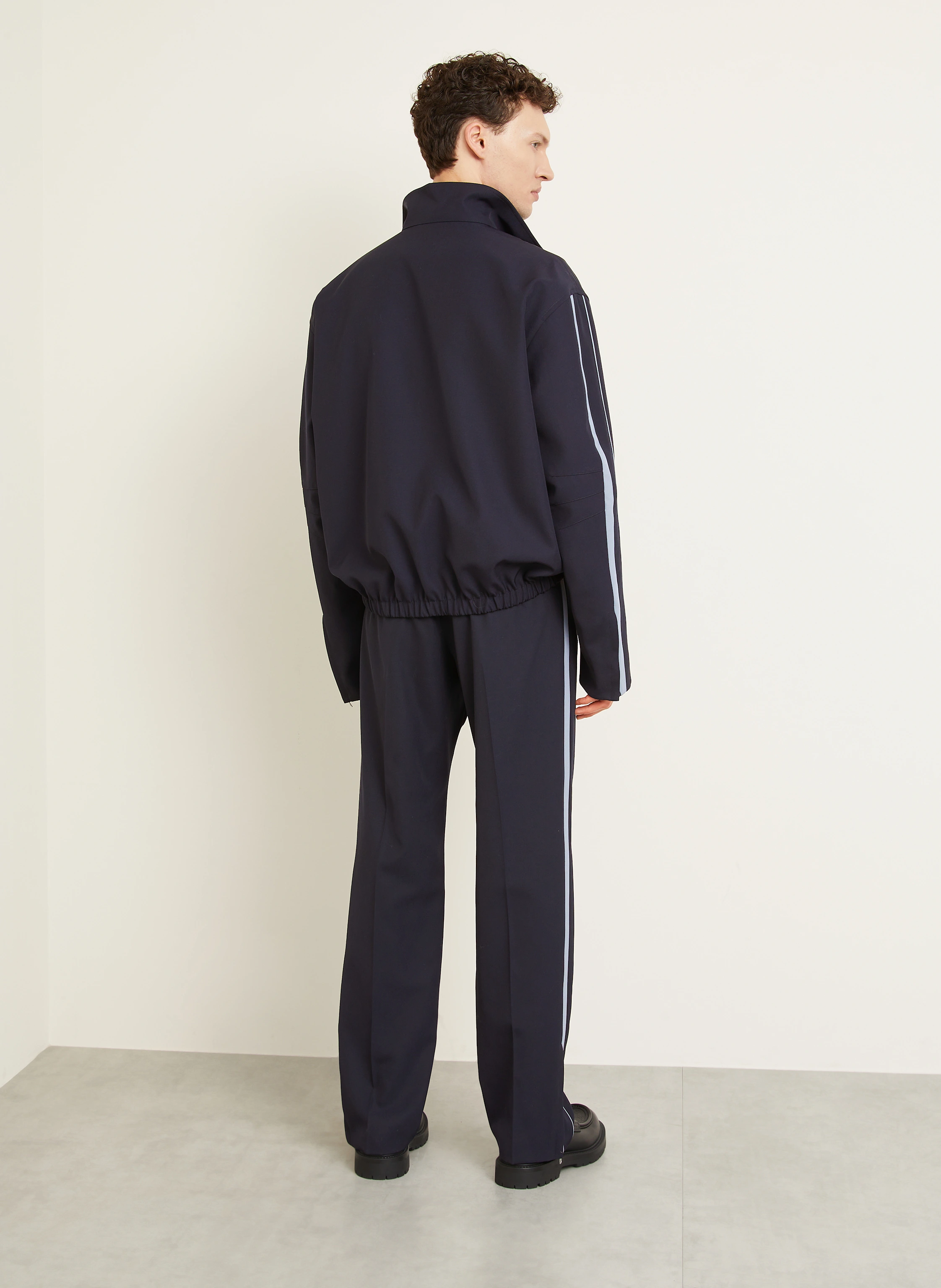 Navy Blue Gucci Tracksuit GUCCI Bomber Jacket In Dark Blue