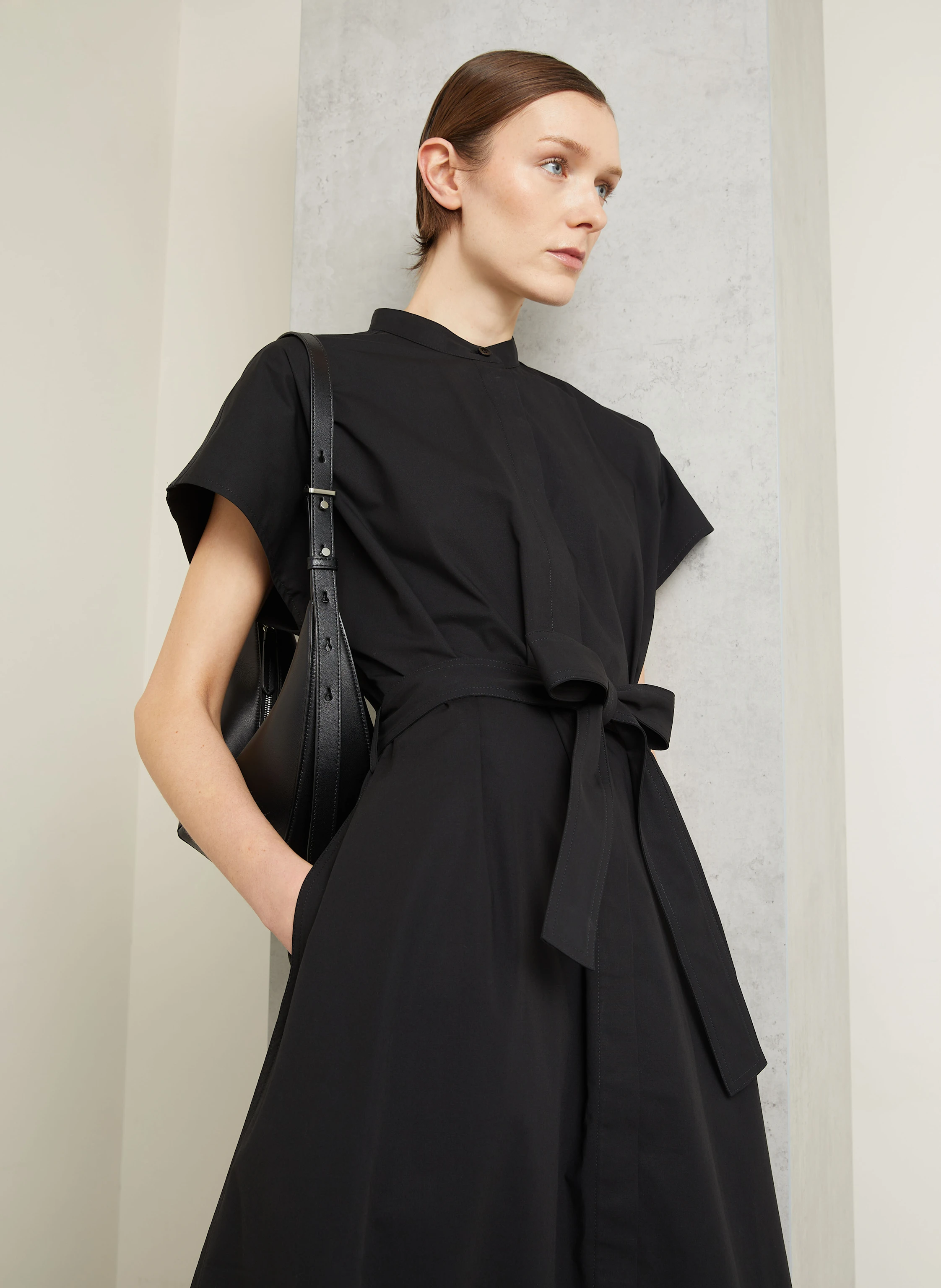 Cos Black Dress Cos Dames Jurken Sleeveless Jurk Dames Cos Jurken Online VINCE Jurk In Zwart Cos Black Dress Cos Dames Jurken Sleeveless Jurk Dames Cos Jurken Online VINCE Jurk In Zwart