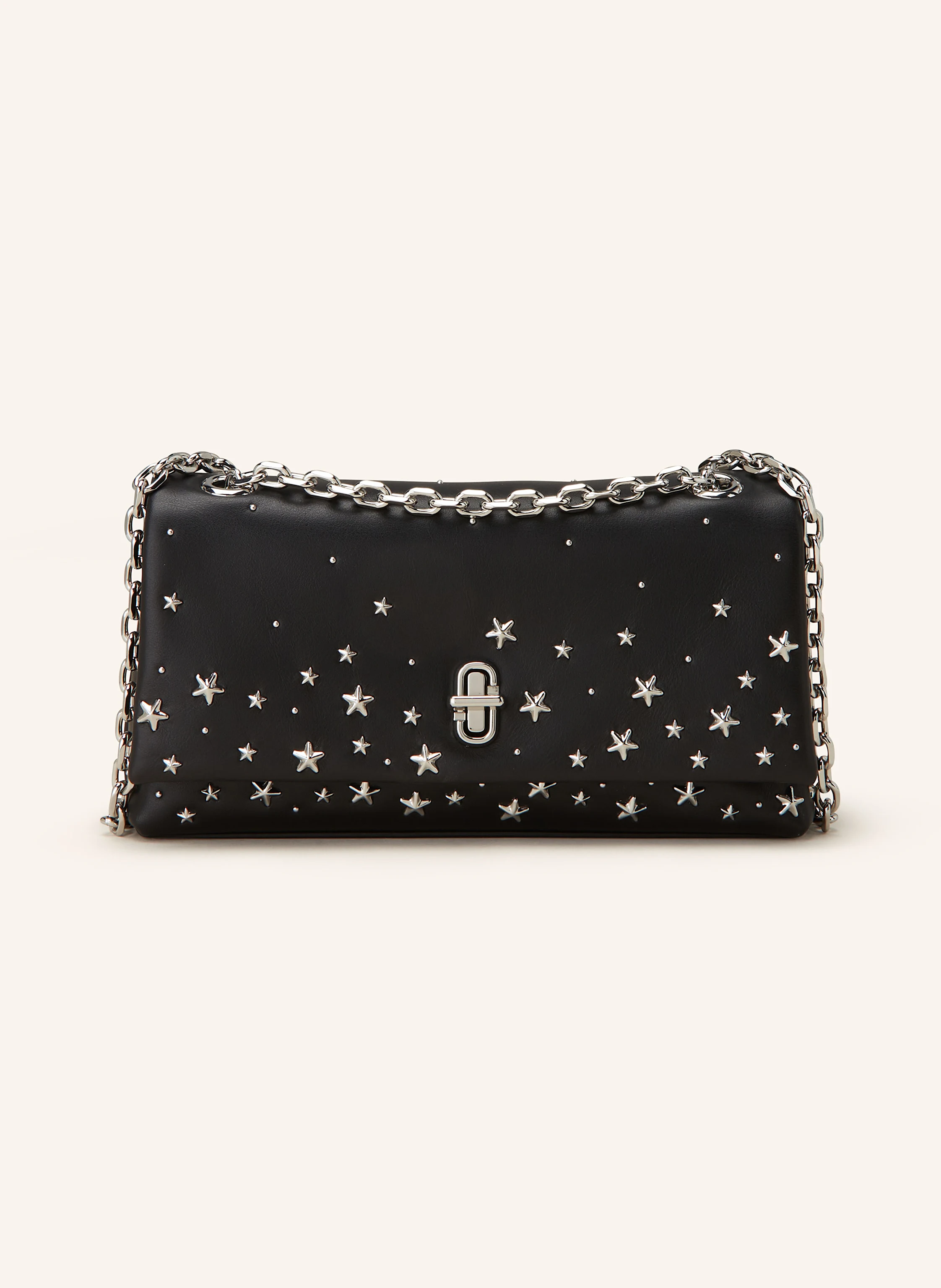 MARC JACOBS THE STAR STUDDED DUAL CHAIN WALLET crossbody bag