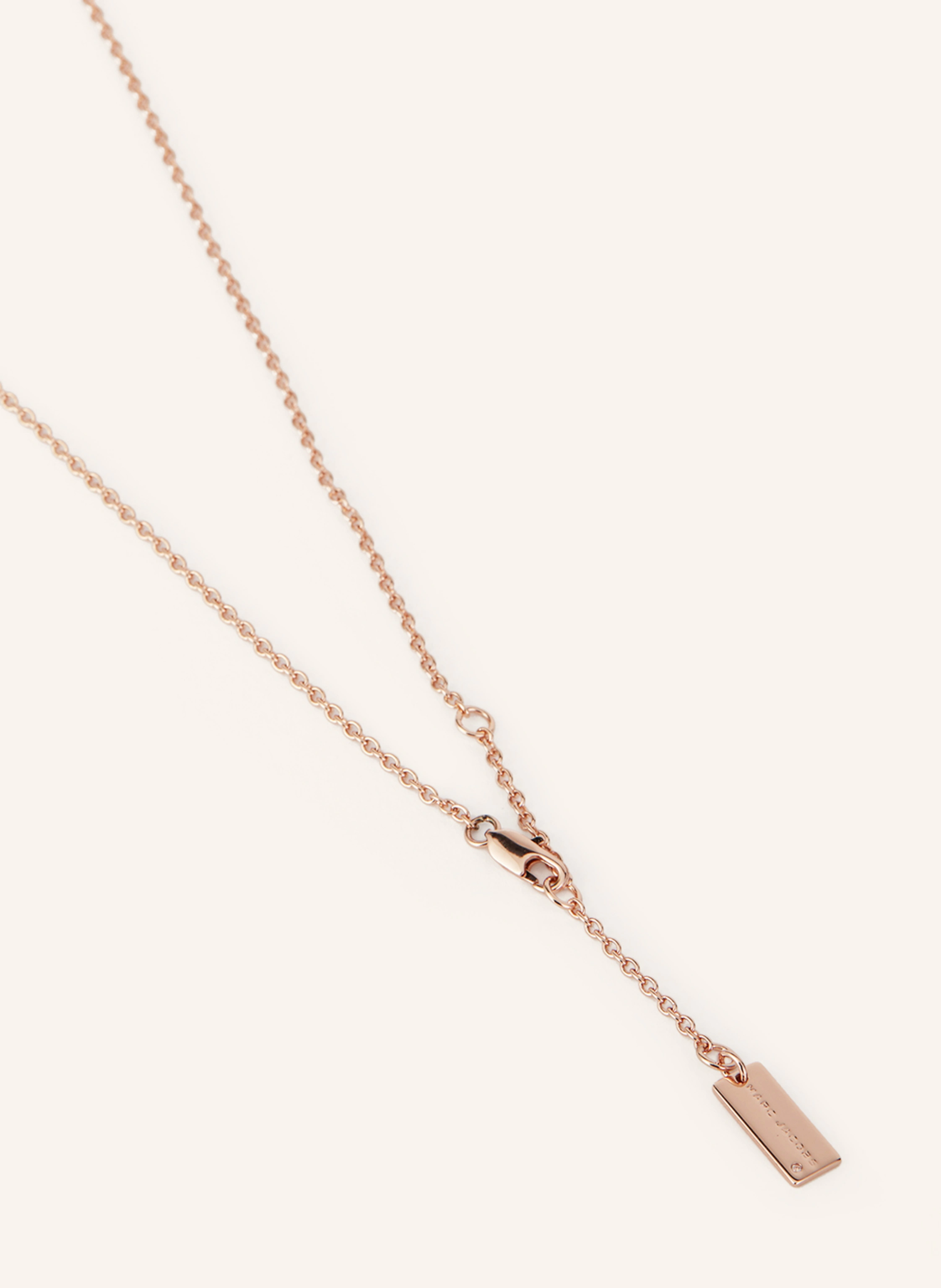 MARC JACOBS BALLOON HEART necklace in rose gold