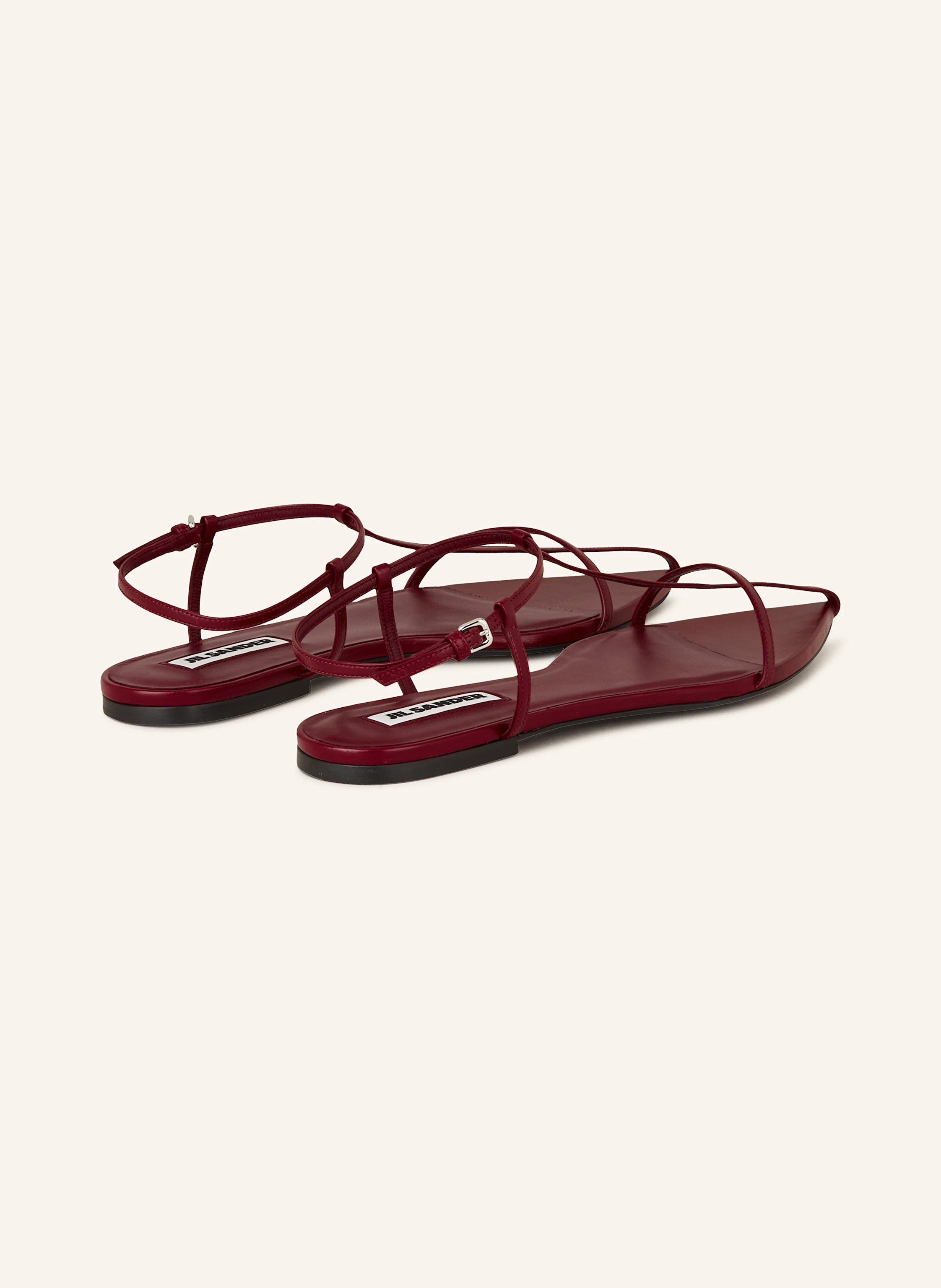 サンダル・ミュール Jil Sander SS23 Jil Sander Sandals (J15WP0065 P5057685) JIL SANDER Sandals in dark red