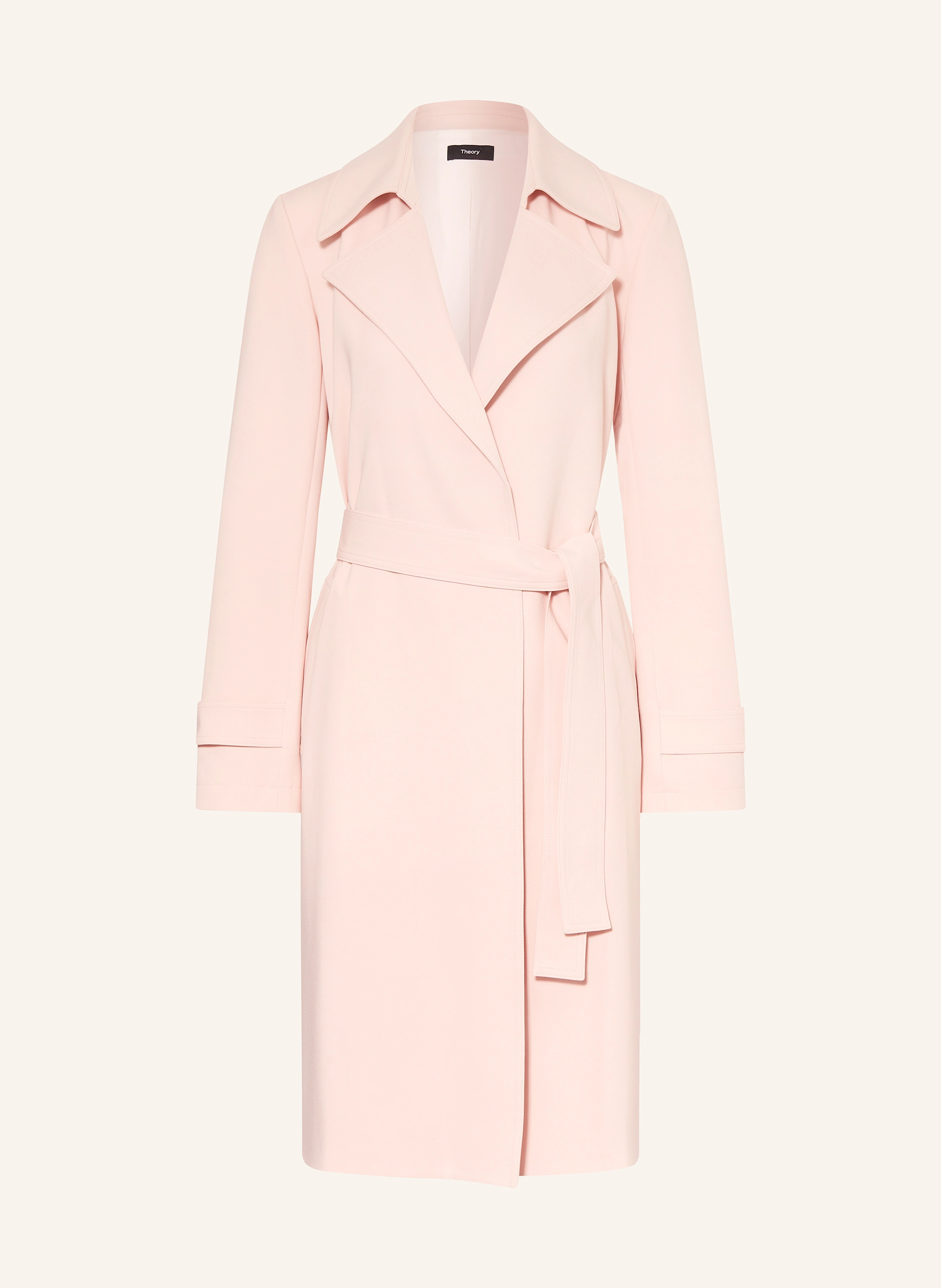 Theory Trench coat in light pink