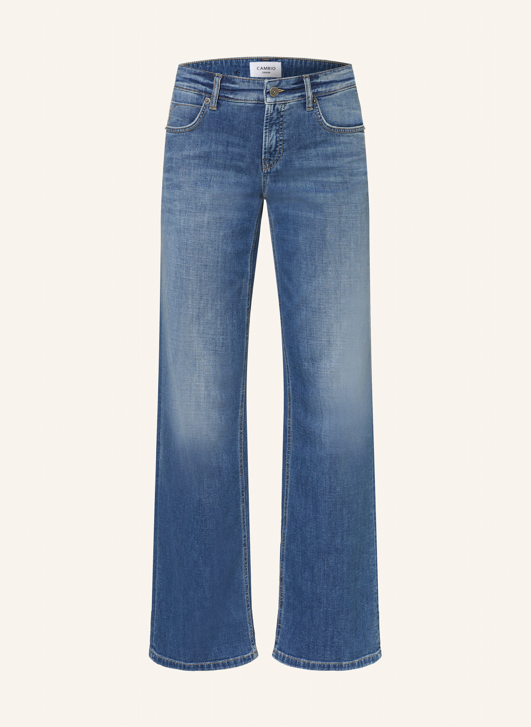 CAMBIO Wide leg jeans TESS: BLUE