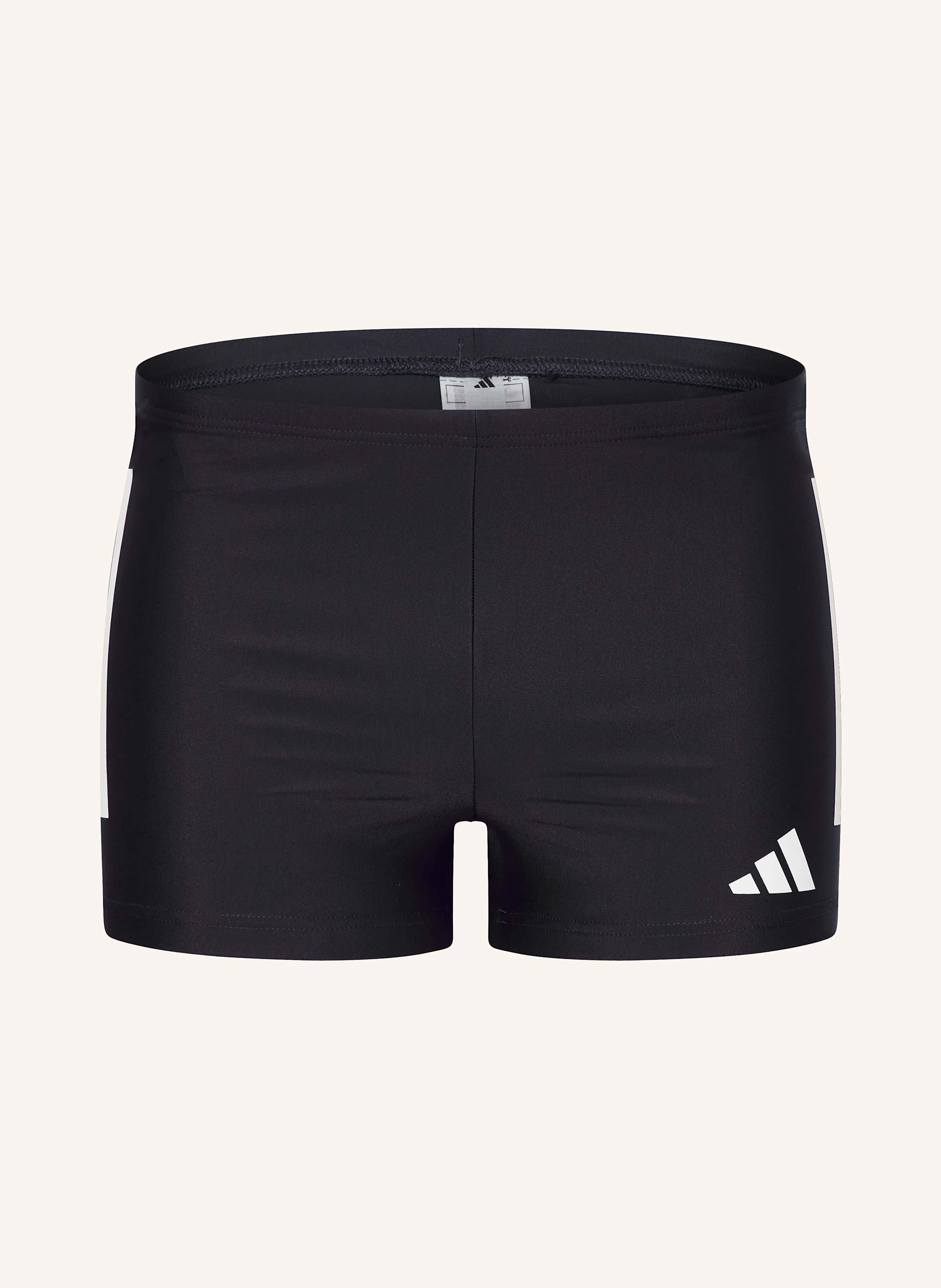 adidas Swimming trunks 3-STRIP 3-INCH: BLACK / WHITE