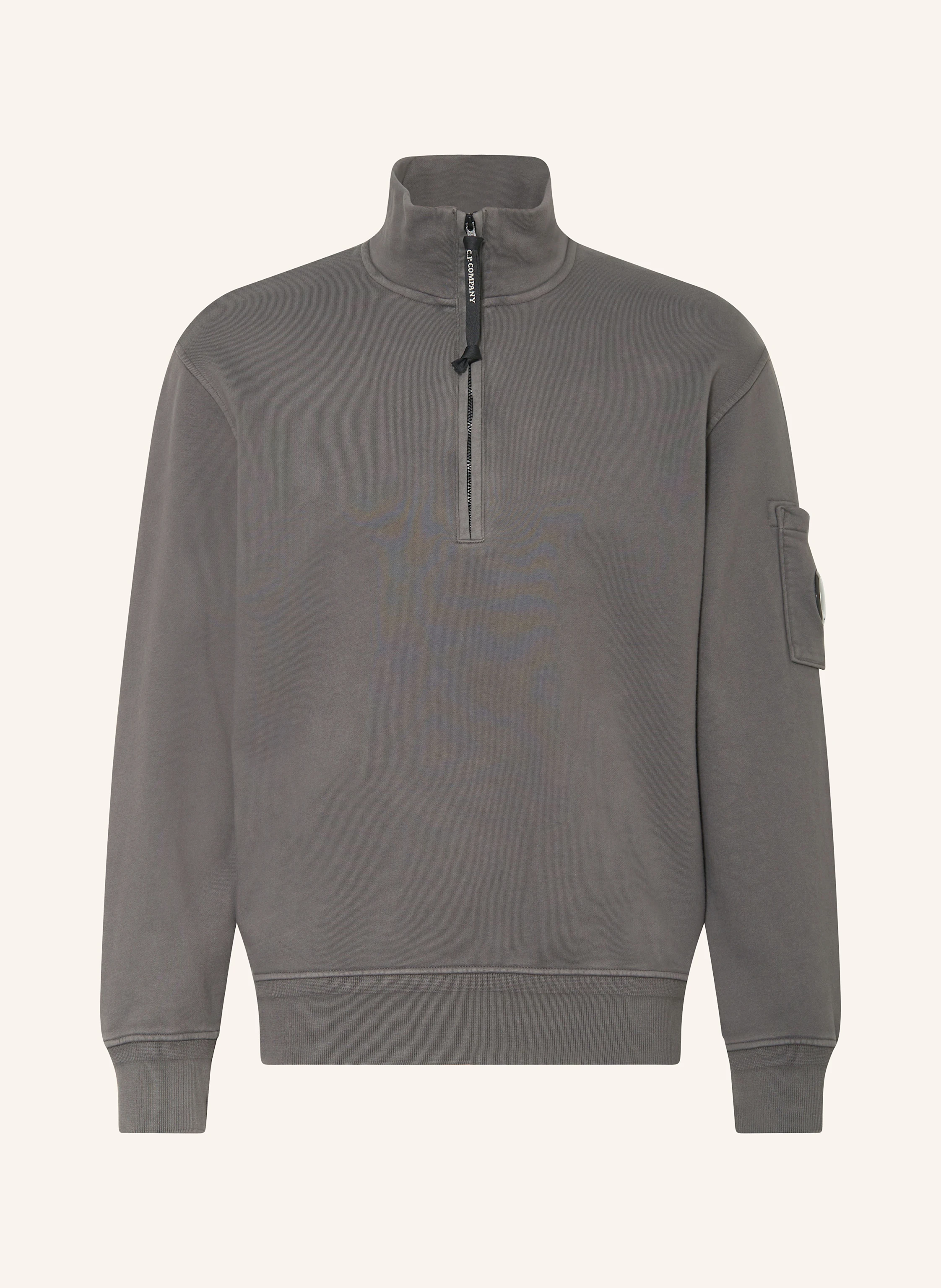 C.P. COMPANY Half-zip sweater in gray