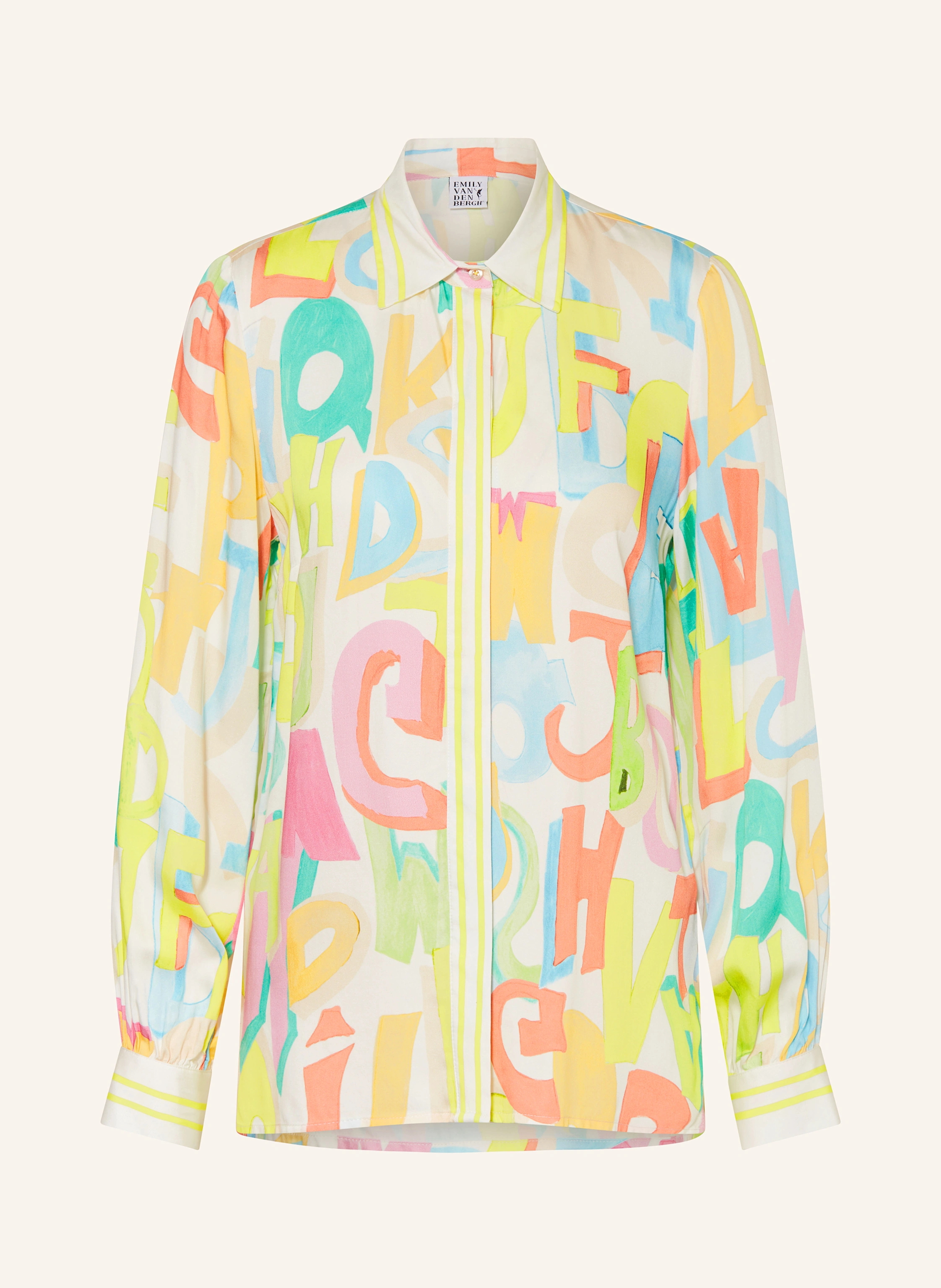 Blouse Brillante Pfeffinger Femme Vert-jaune – Taille 46 (EU), Coupe Ample Et élégante