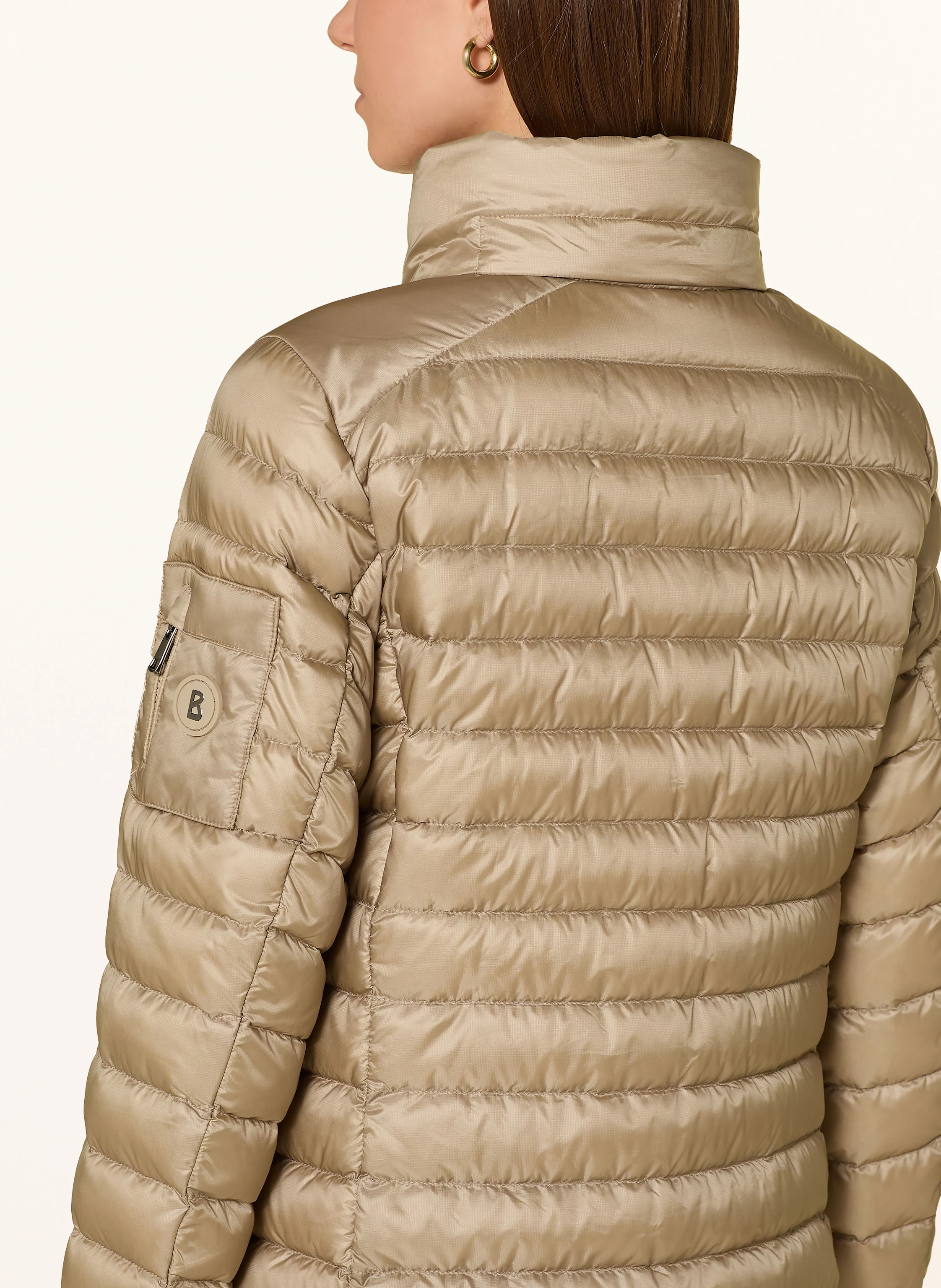 BOGNER FARAH down jacket with detachable hood in beige