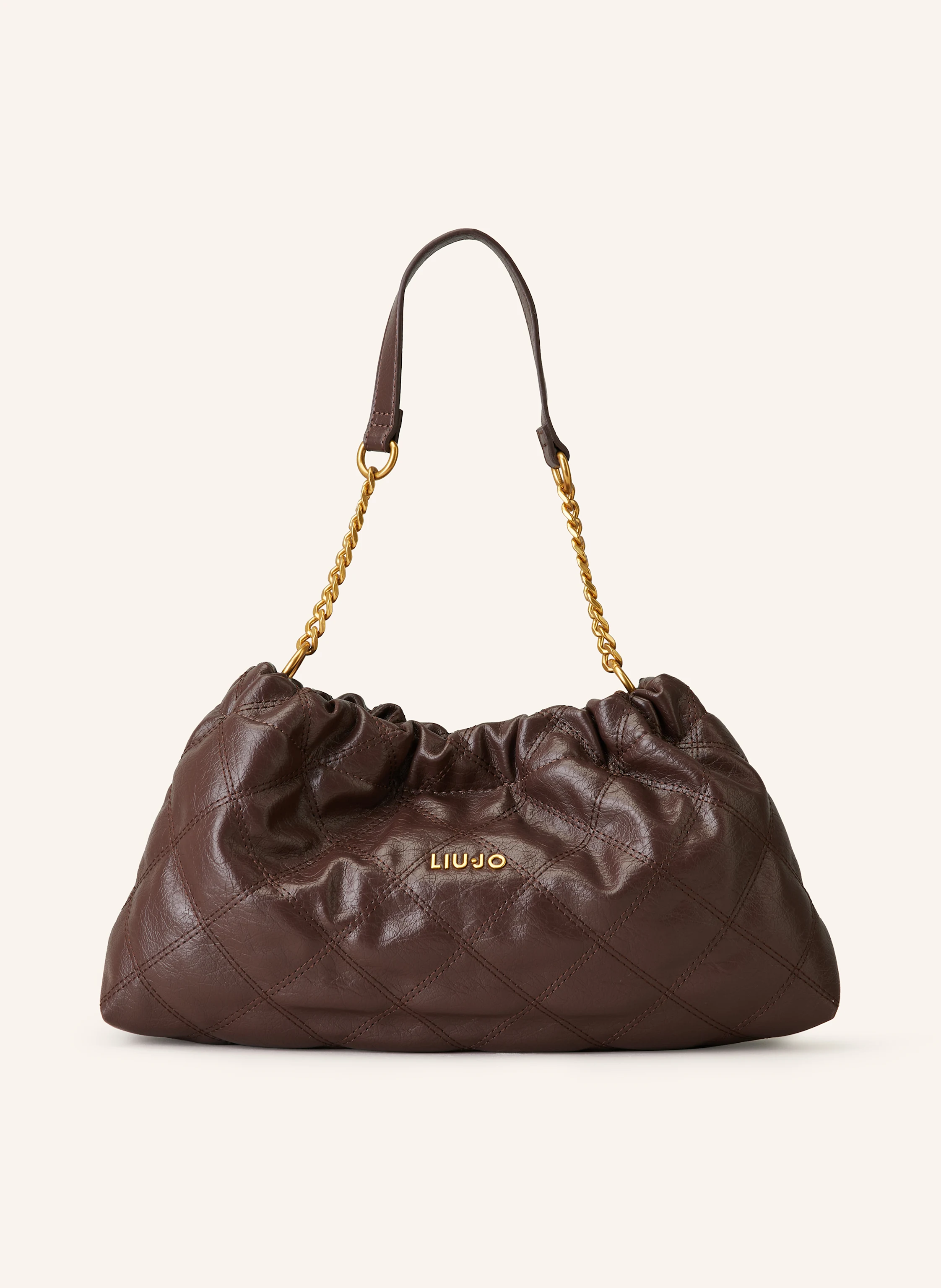 LIU JO Schultertasche SMALL in dunkelbraun