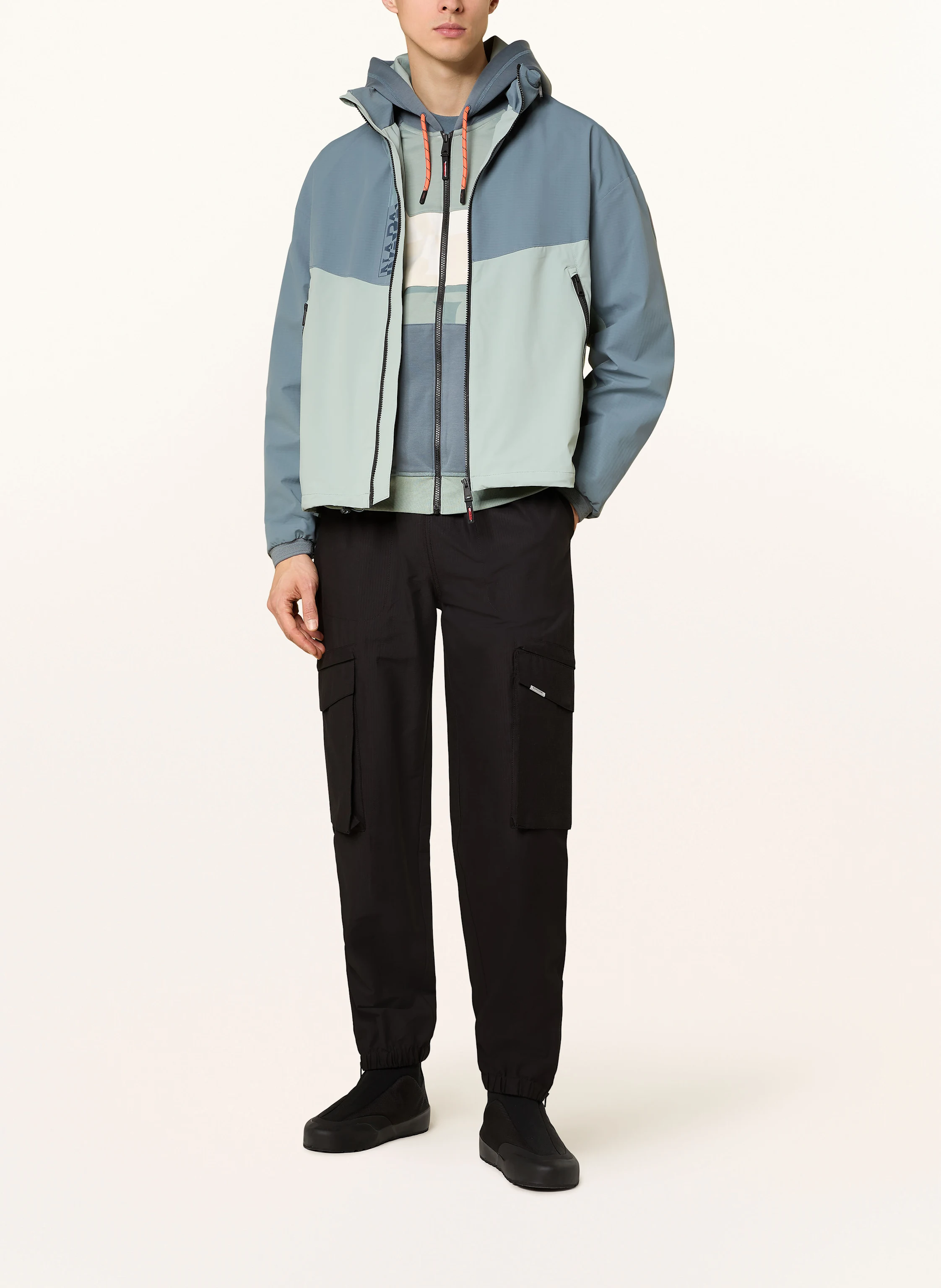 NAPAPIJRI Outdoor jacket CLAY in blue gray / mint