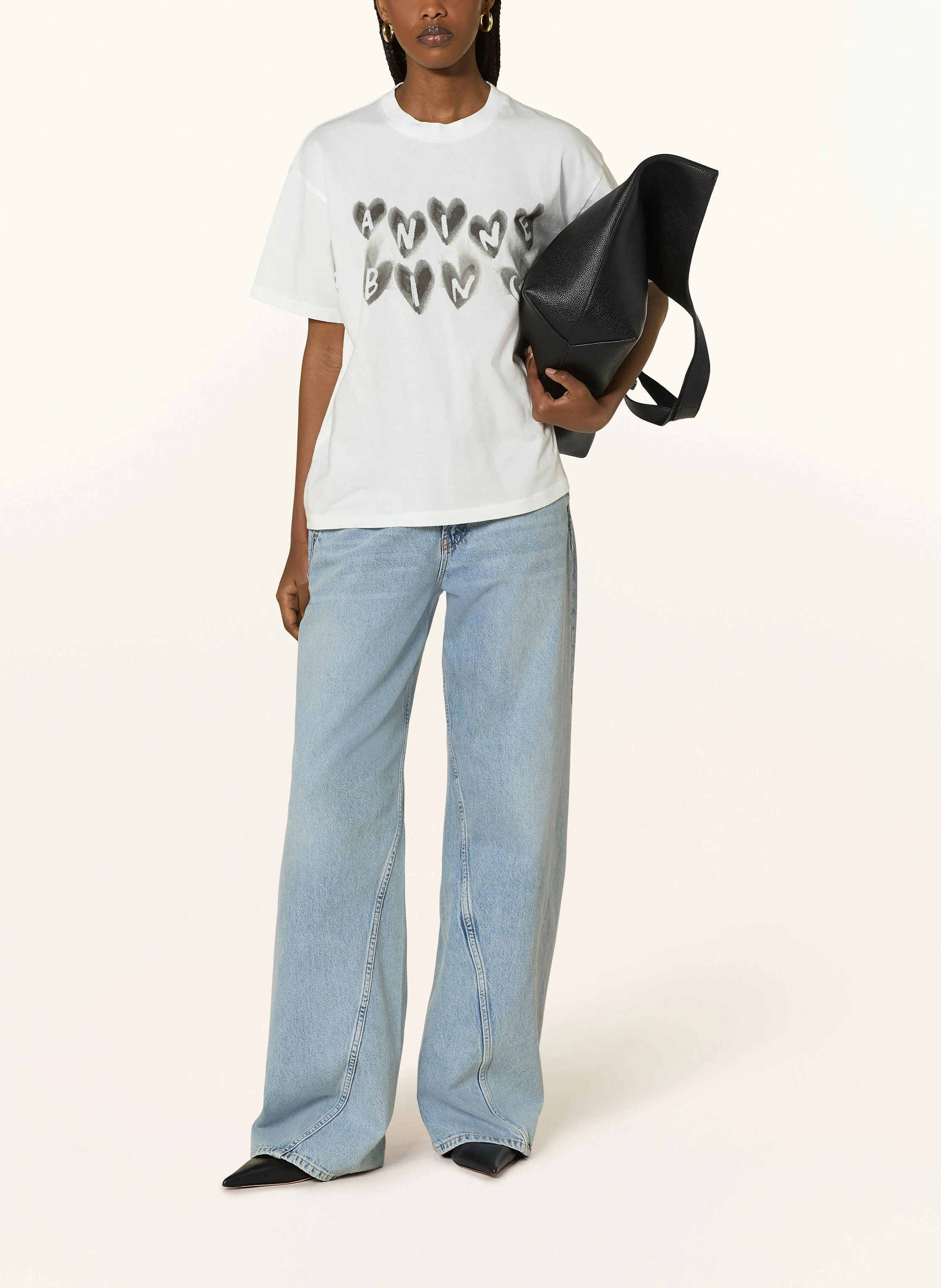 ANINE BING T-shirt CADE in white
