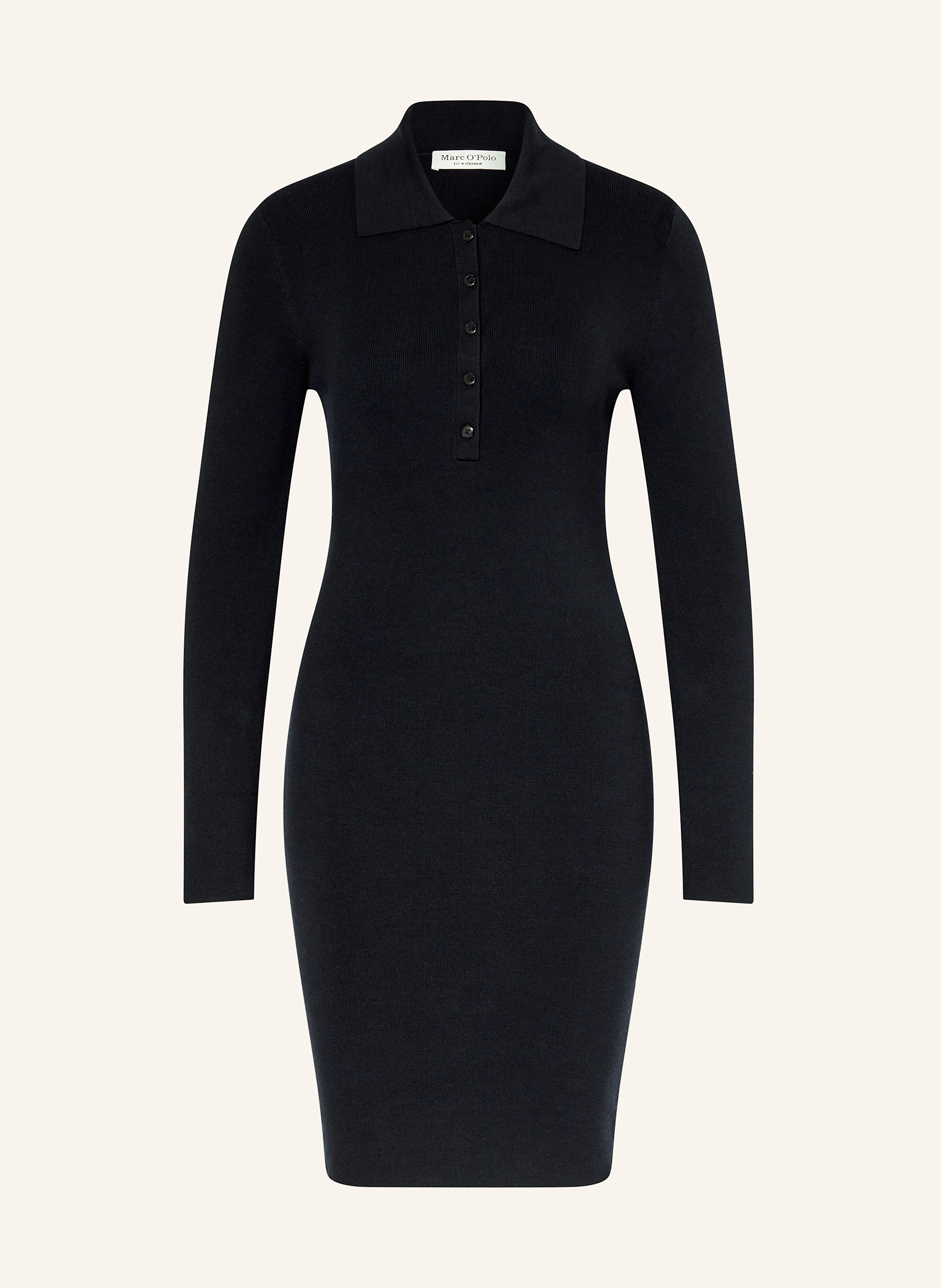 Marc O'Polo Strickkleid in dunkelblau