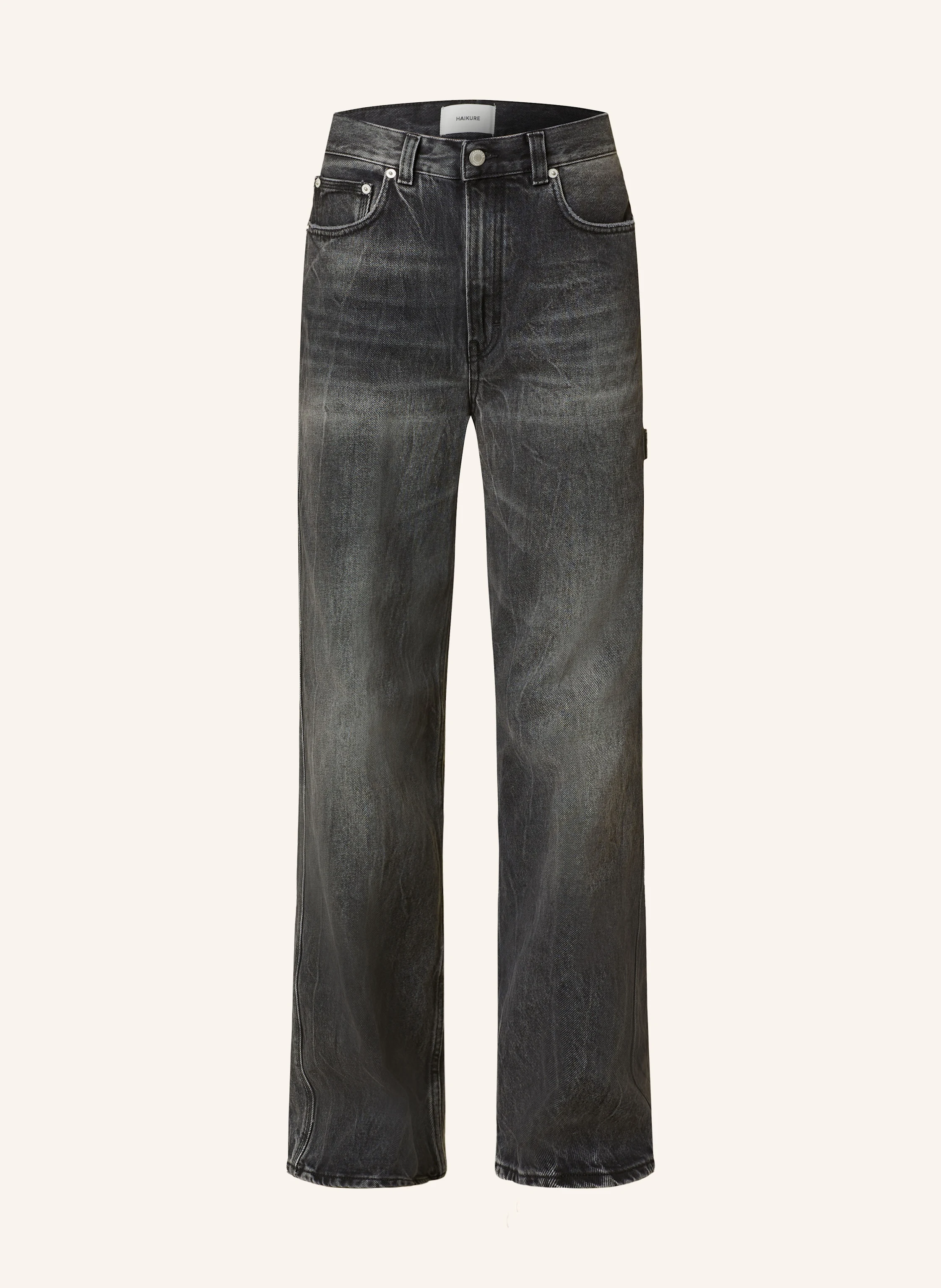HAIKURE Straight jeans WINONA in l.790 spider black